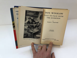 Don Winslow Series Face to Face with the Scorpion by Frank V. Martinek 1940 With Original Dust Jacket Vintage BookVintage Book