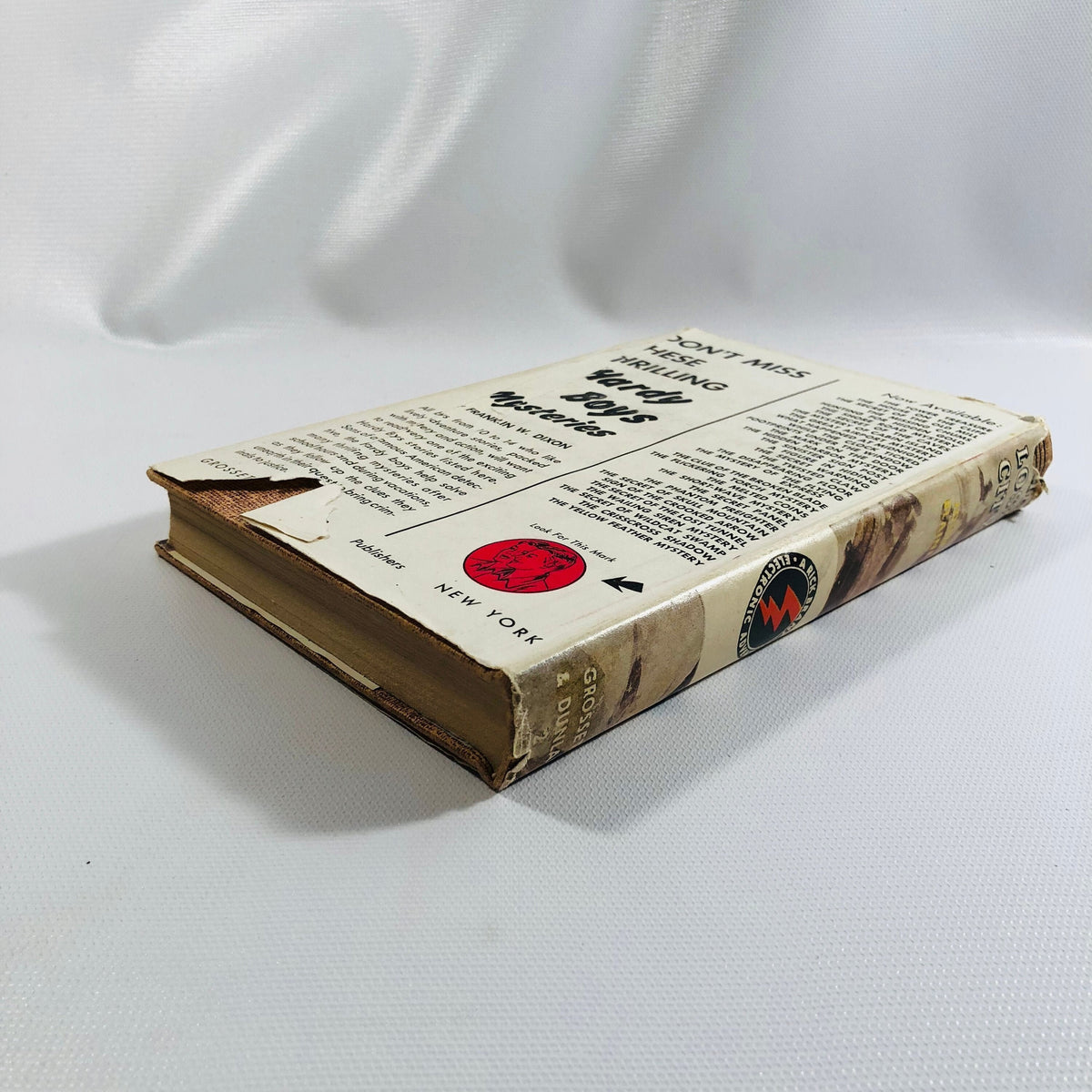 Back of the dust jacket with corner chipping, The Lost City 1947
