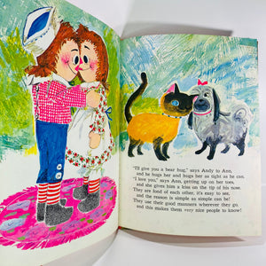 Raggedy Ann a Thank You Please and I Love You Book by Norah Smaridge 1969  A Big Golden BookVintage Book