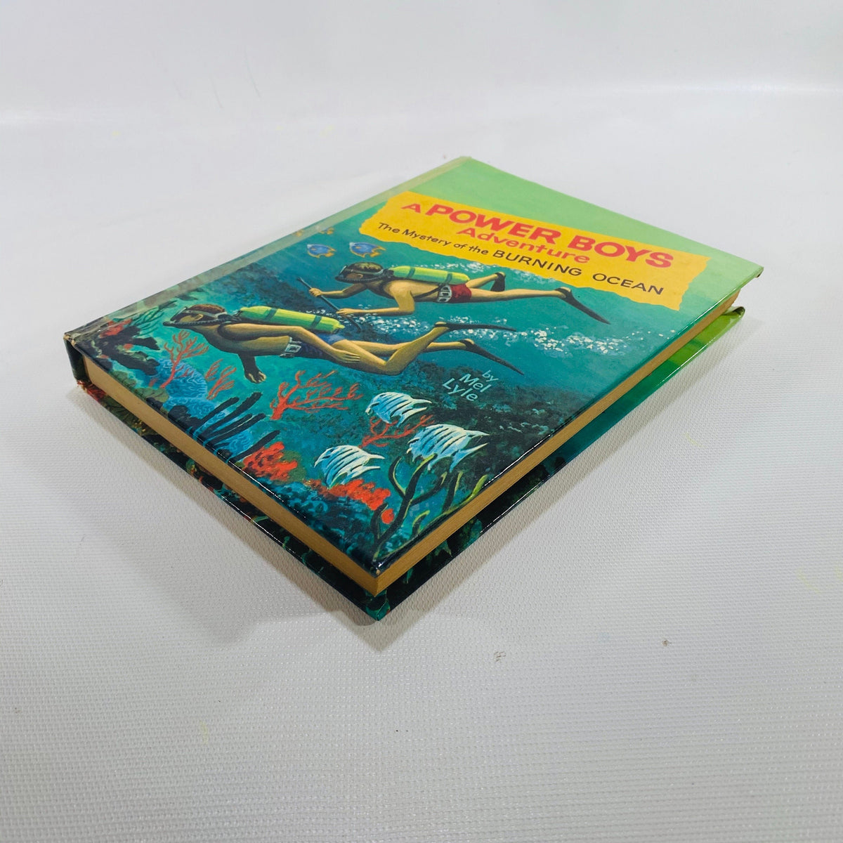 The Mystery of the Burning Ocean by Mel Lyle 1965 A Power Boys AdventureVintage Book
