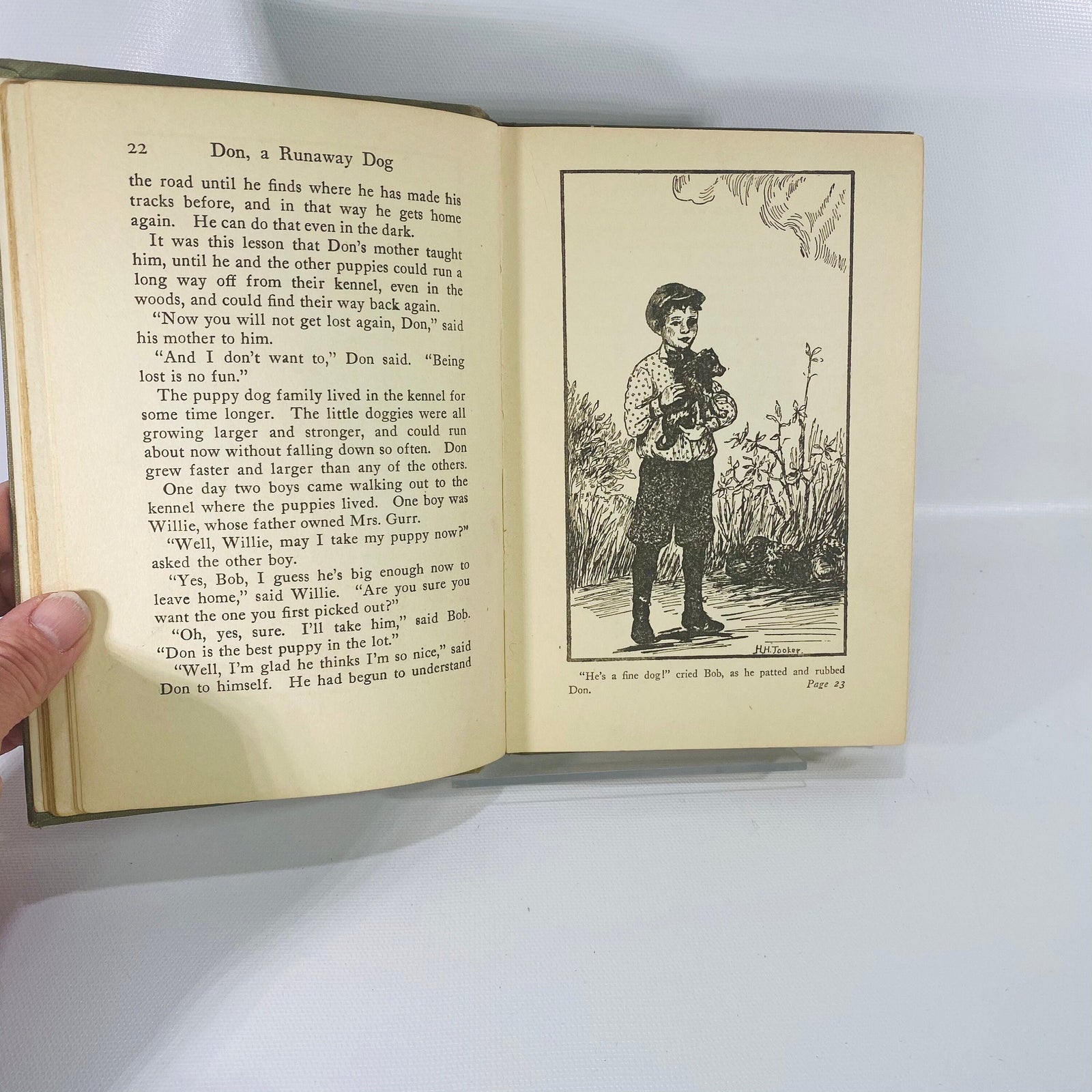 Don a Runaway Dog by Richard Barnum A Kneetime Animal Stories 1915 Barse & HopkinsVintage Book