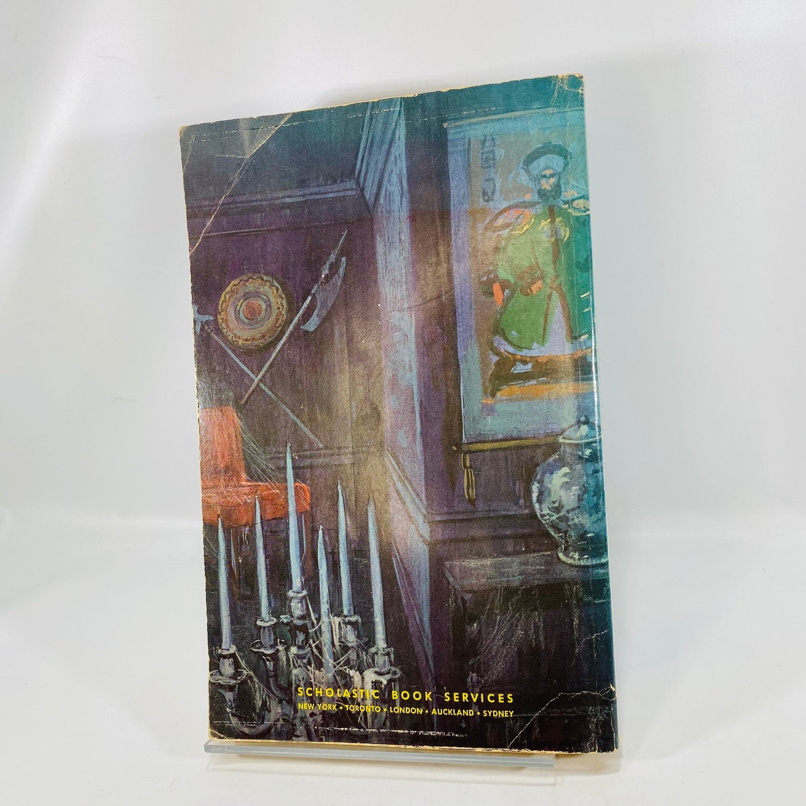 Alfred Hitchcock The Three Investigators Paperback in The Mystery of the Green Ghost Book 4 in the Series by Robert Arthur 1965 Random House
