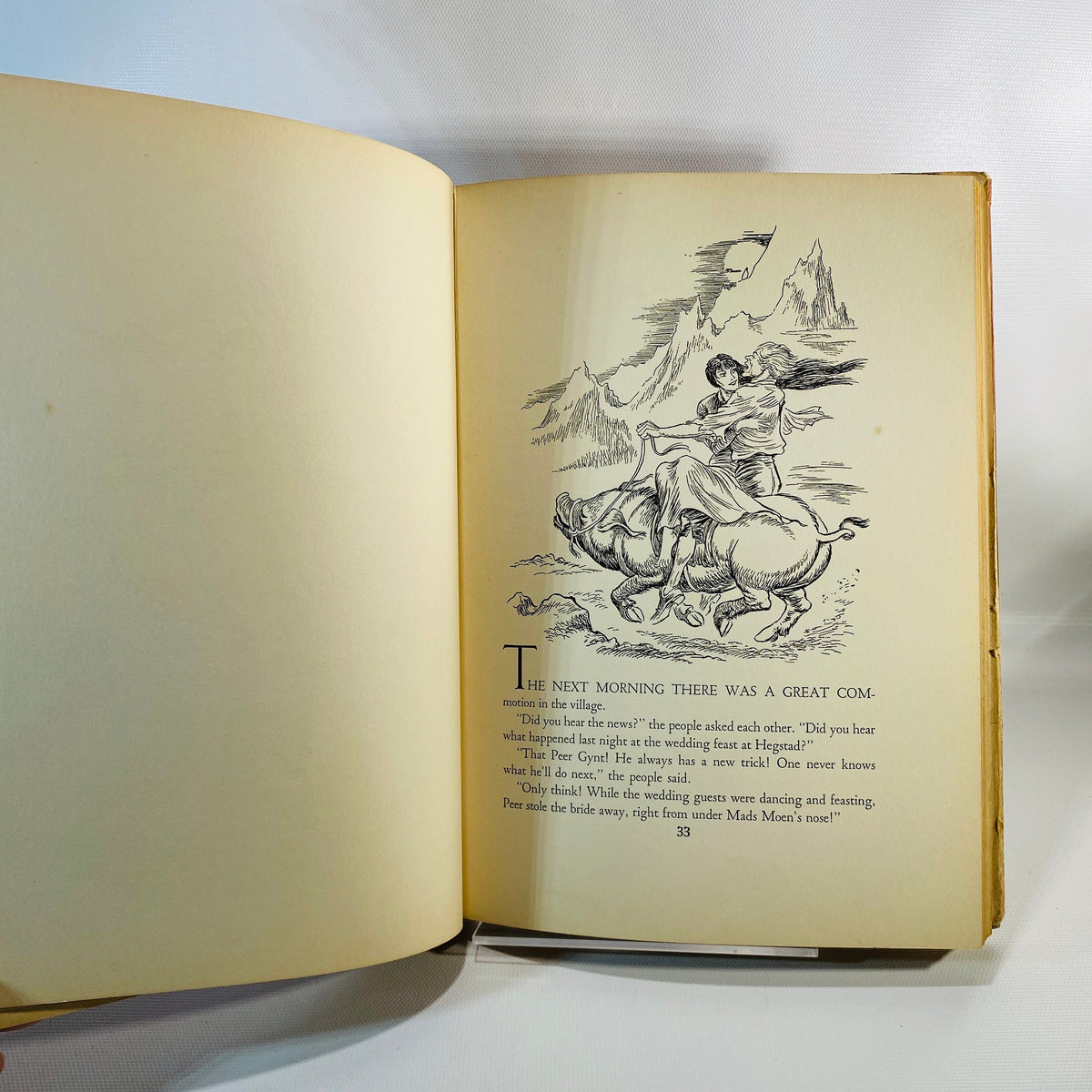 The Story of Peer Gynt adapted by E.V. Sandys 1941 Vintage Book