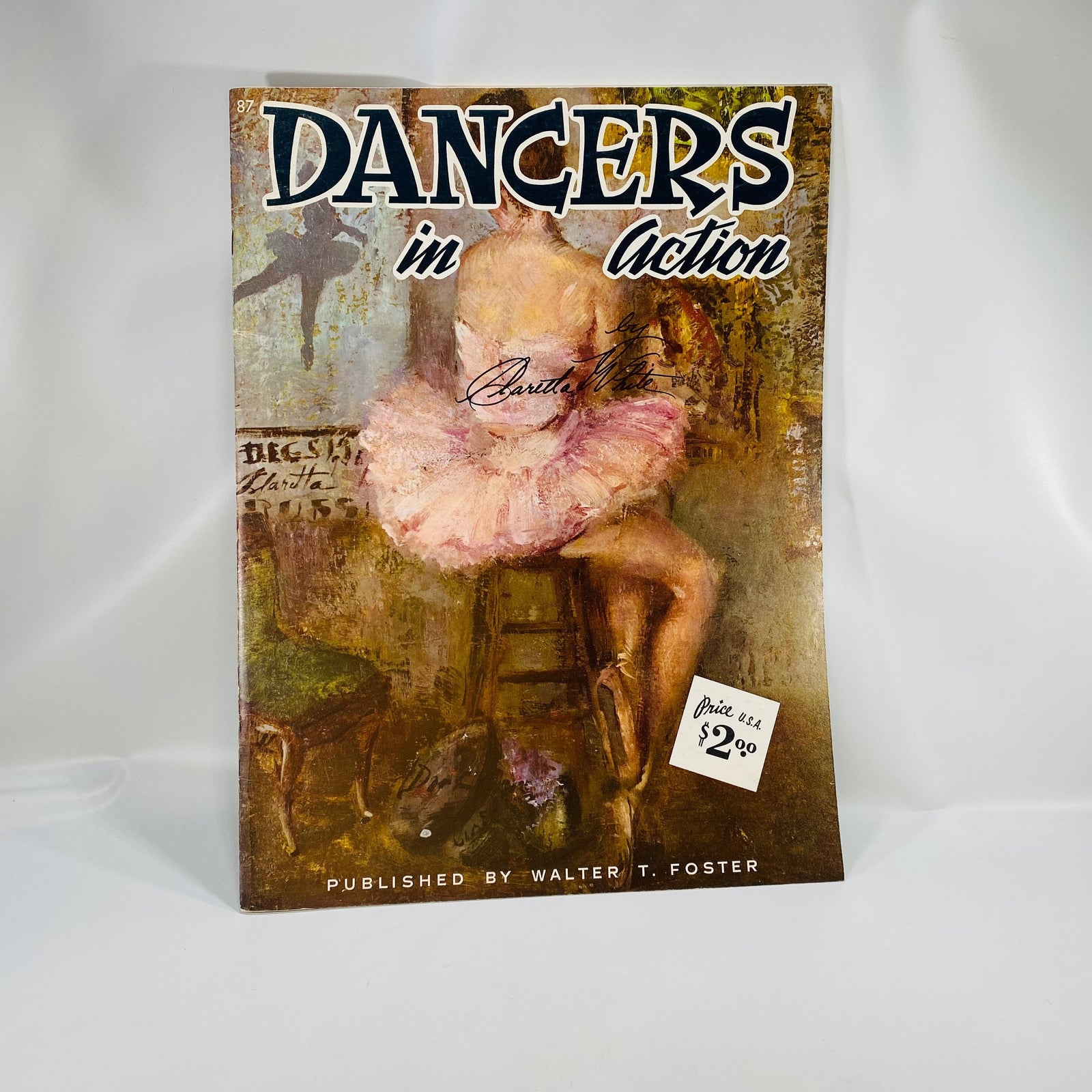 Dancers in Action an Art Instruction Book by Claretta White published by Walter T. Foster Publication #87