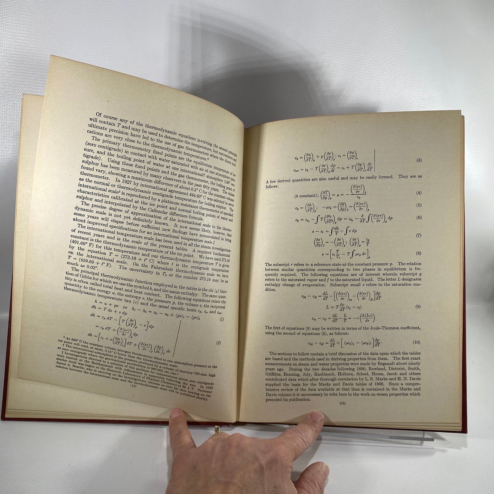 Thermodynamic Properties of Steam by Joseph H. Keenan 1945