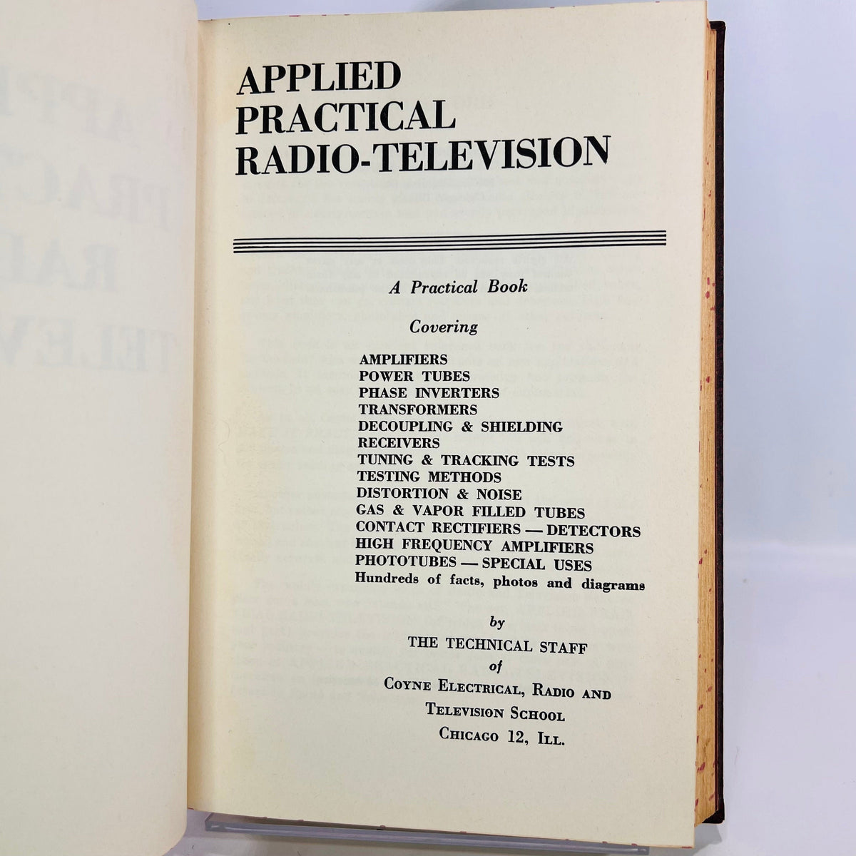 Radio and Television Circuits by the Technical Staff of Coyne Electrical 1957
