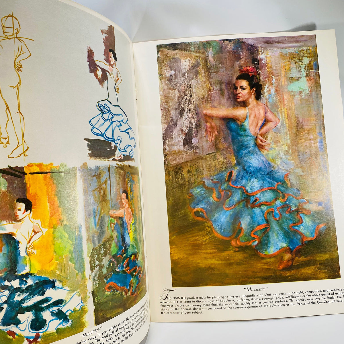 Dancers in Action an Art Instruction Book by Claretta White published by Walter T. Foster Publication #87