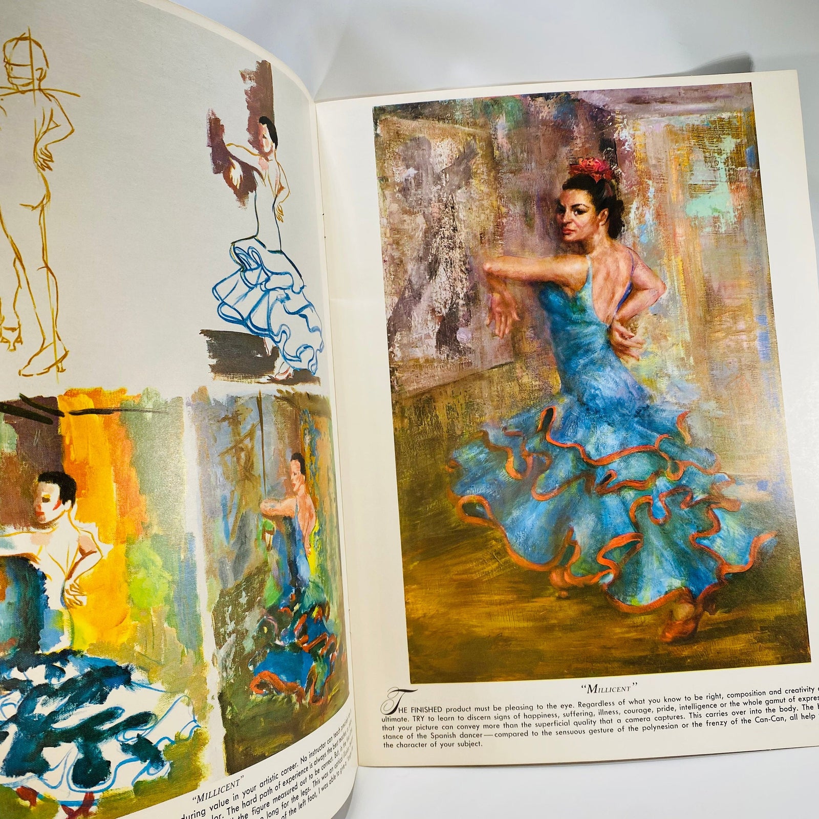 Dancers in Action an Art Instruction Book by Claretta White published by Walter T. Foster Publication #87