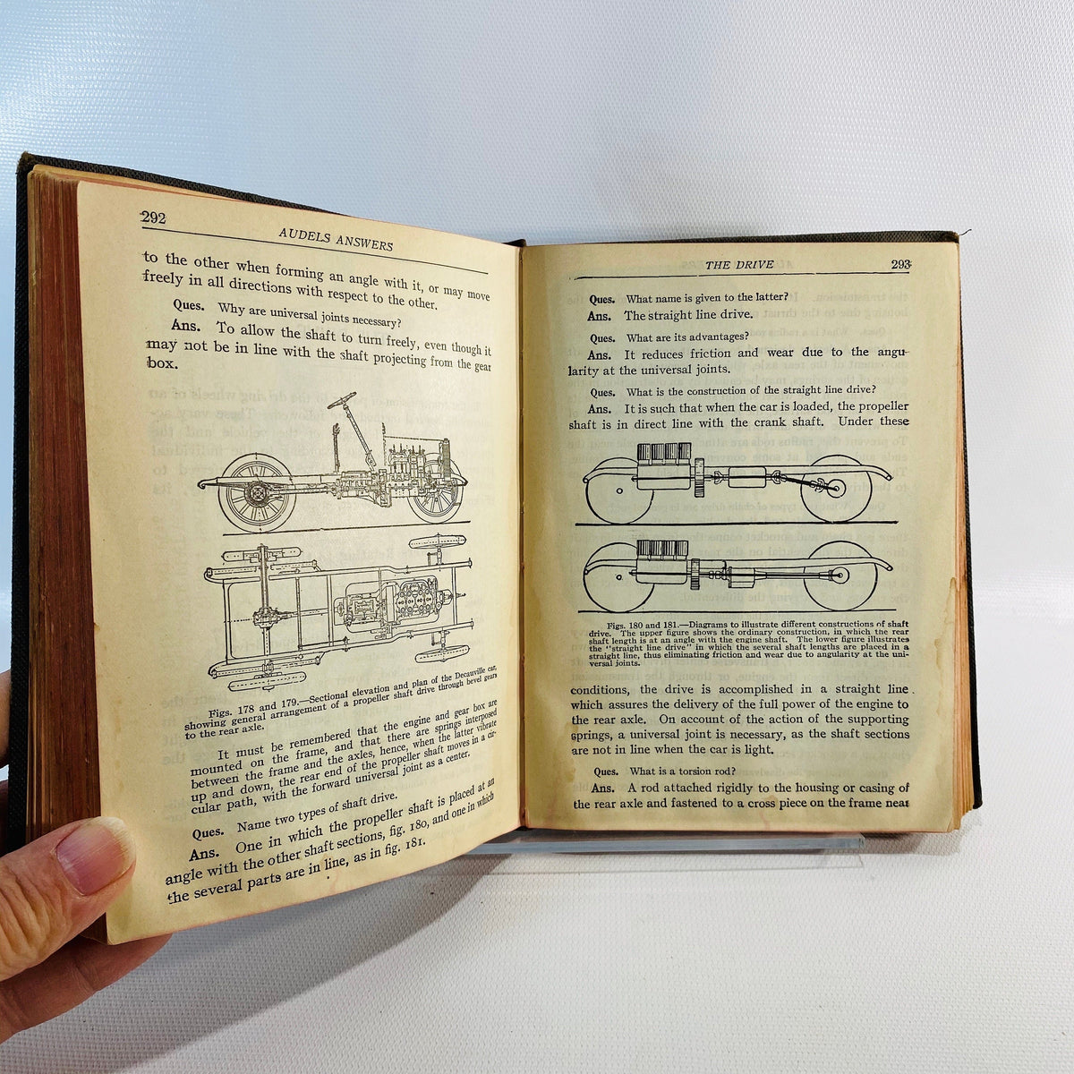 Audels Automotive Guide with Questions Answers & Illustrations by Gideon Harris 1924