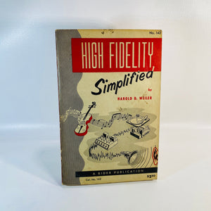 High Fidelity Simplified by Harold Weiler 1954 Cat. 142