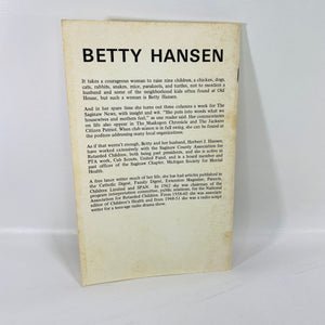 The Best of Betty Hansen of the Saginaw News Michigan 1960's