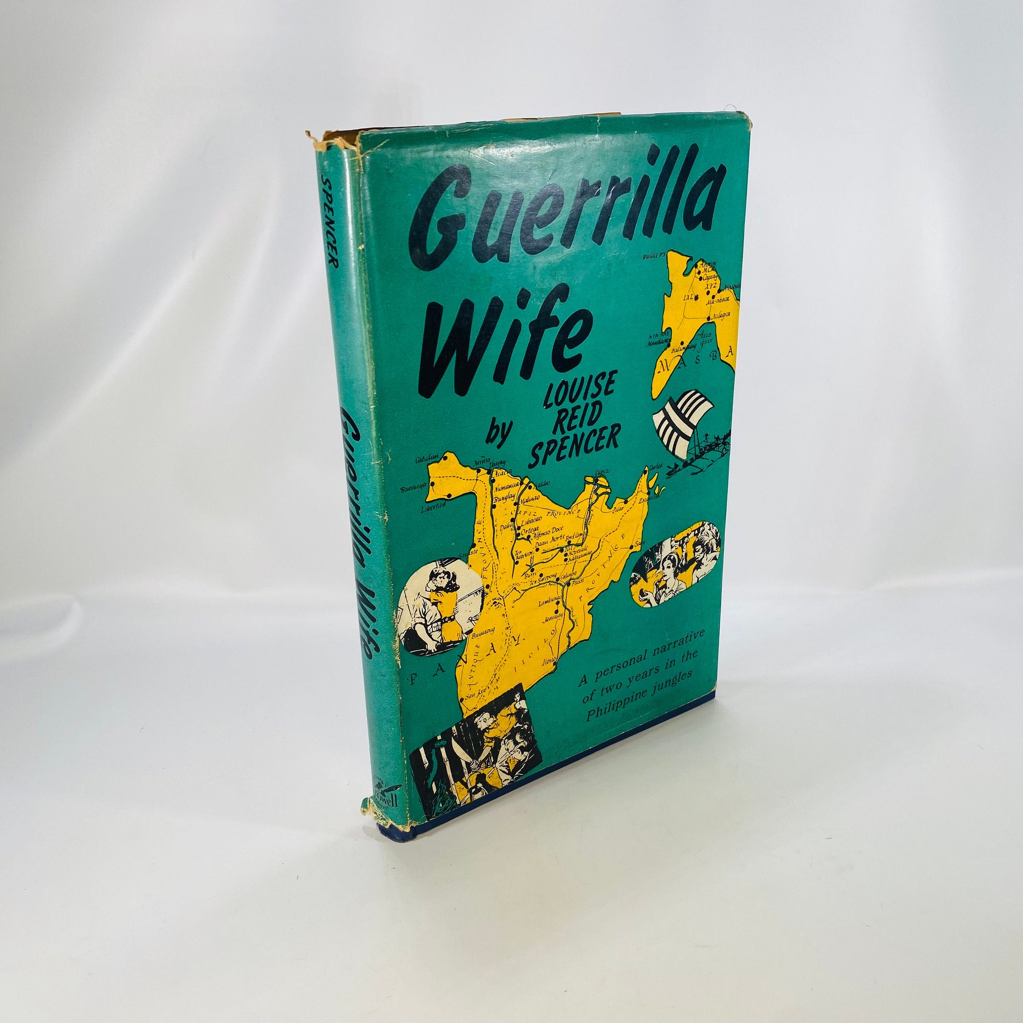 Guerrilla Wife by Lousie Reid Spencer 1945 Thomas Y. Crowell Company Vintage Book