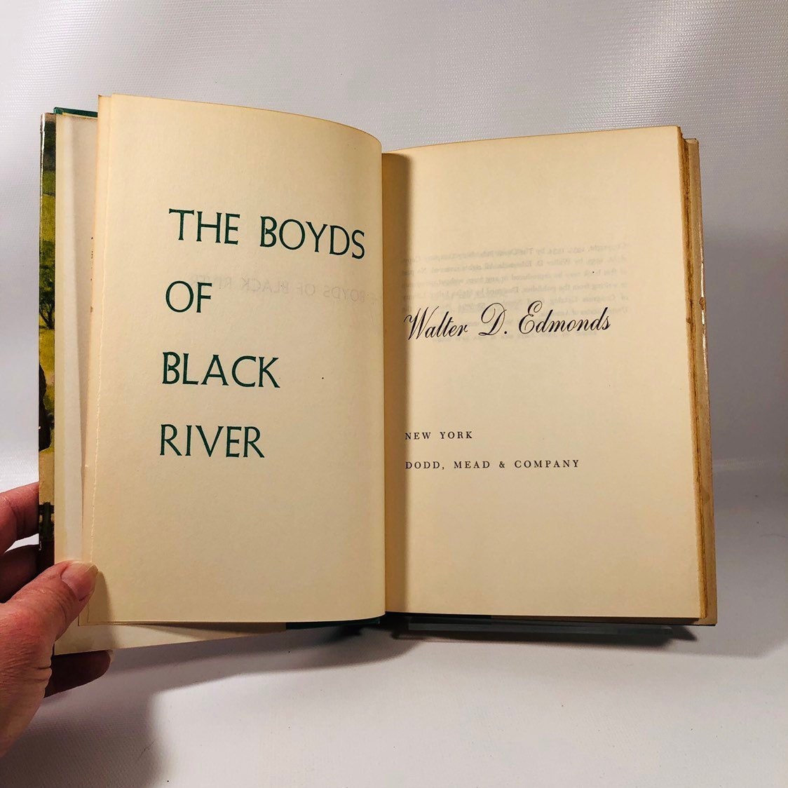 The Boyds of the Black River a Family Chronicle by Walter D. Edmonds 1953 A Vintage Historical Fiction Novel Vintage Book