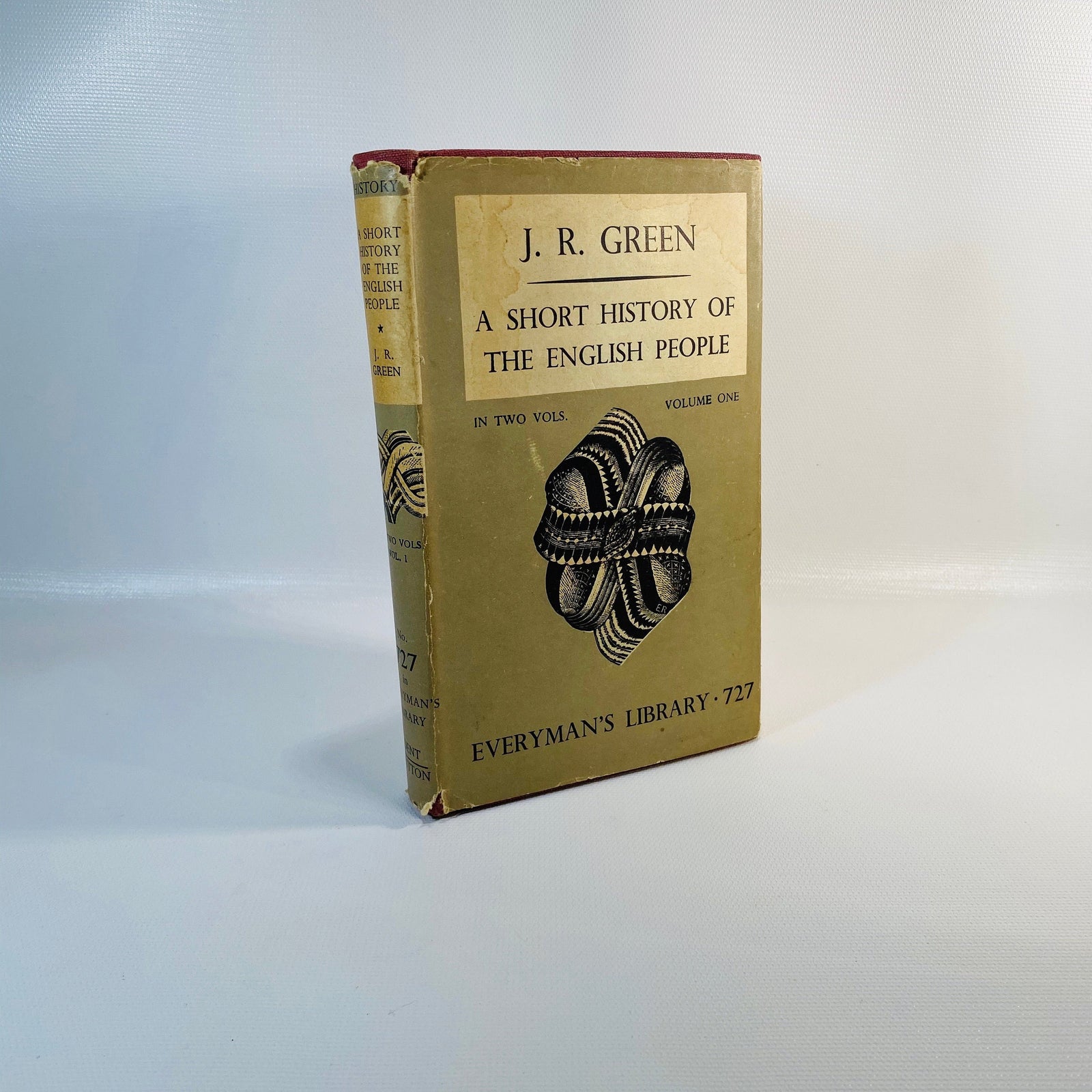 A Short History of The English People by J.R. Green Vol. One 1952 Vintage Book