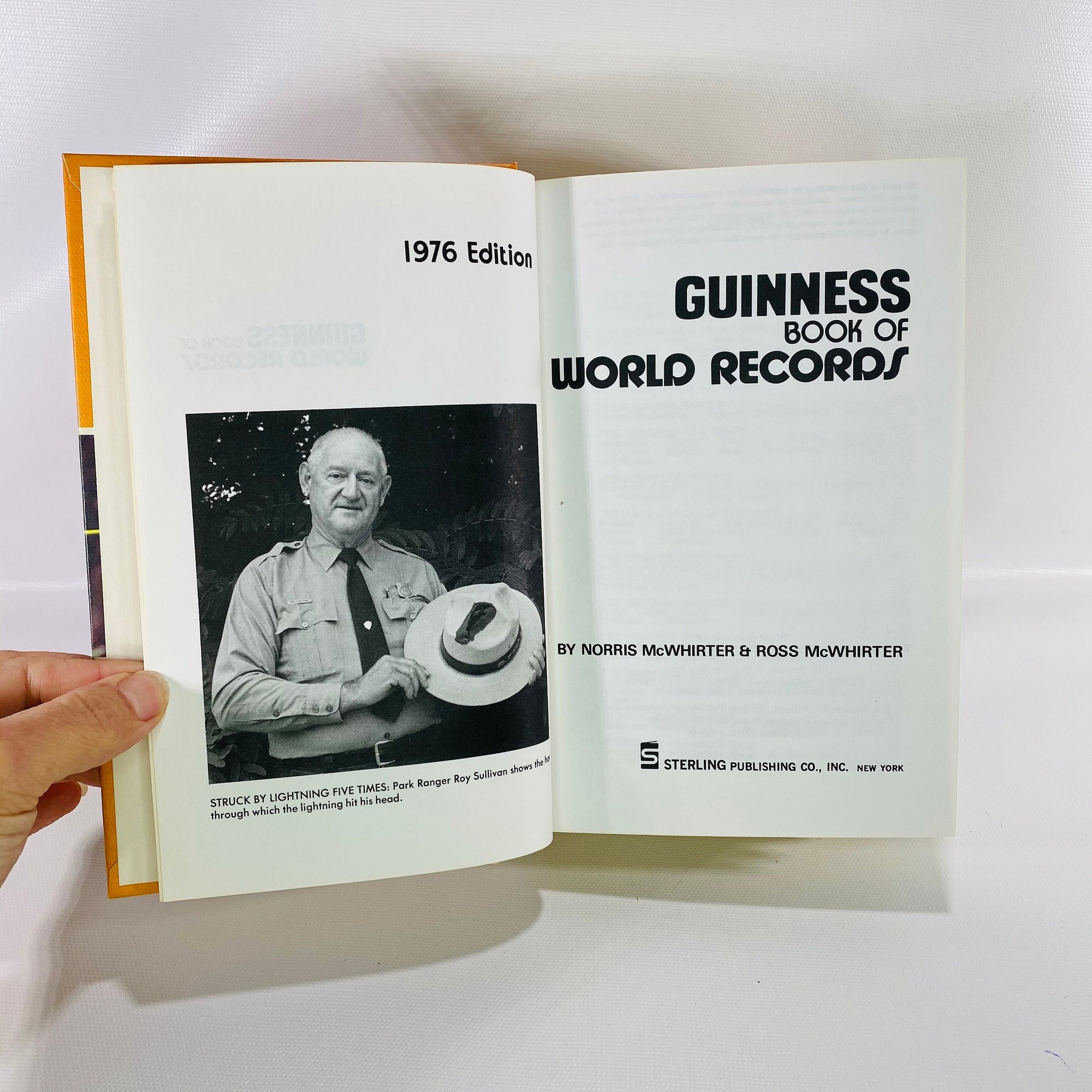 Guinness Book of World Records 1976 Edition by Morris McWhirter Vintage Book
