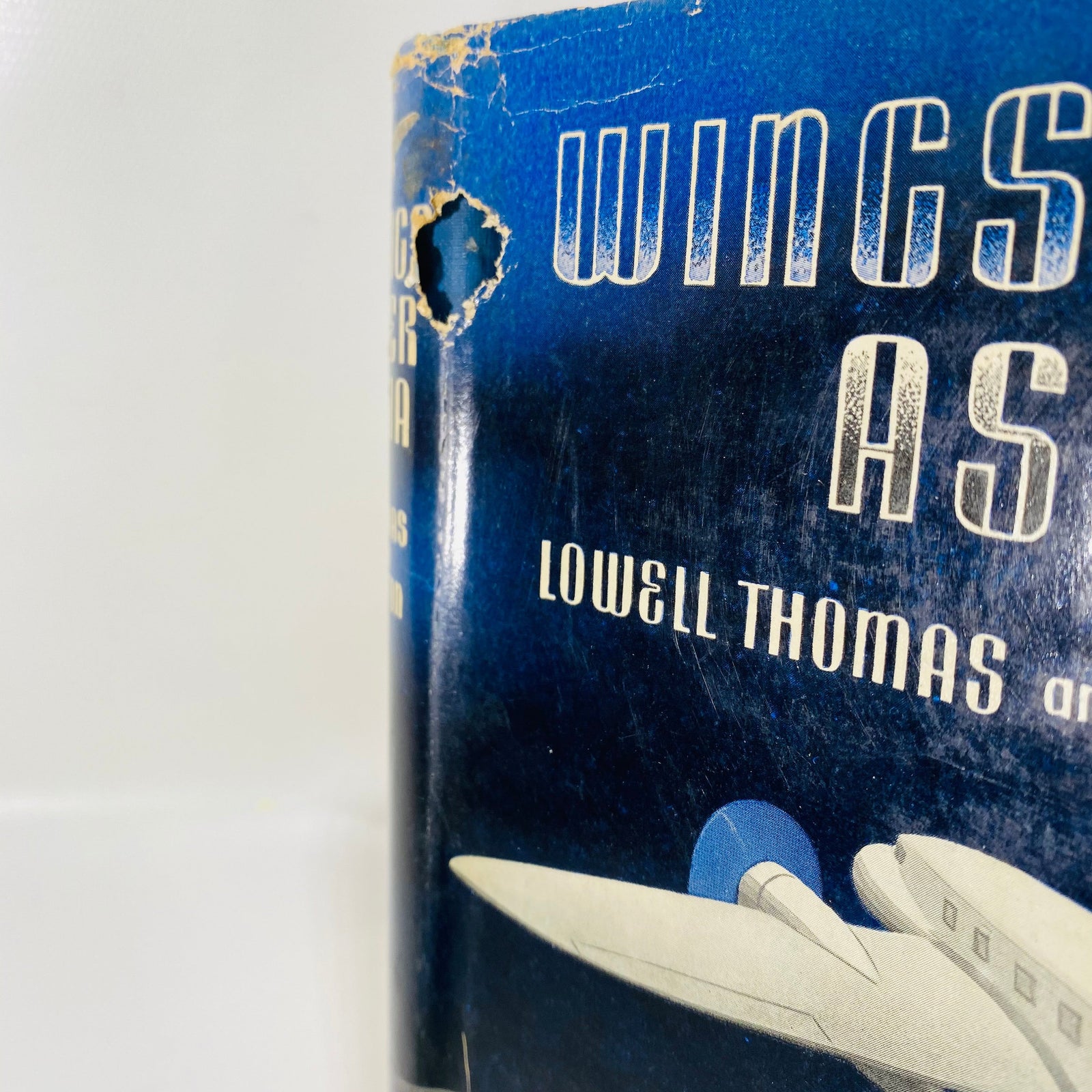 Wings Over Asia A Geographic Journey by Airplane by Lowell Thomas 1937 First Edition John C. Winston Company Vintage Book