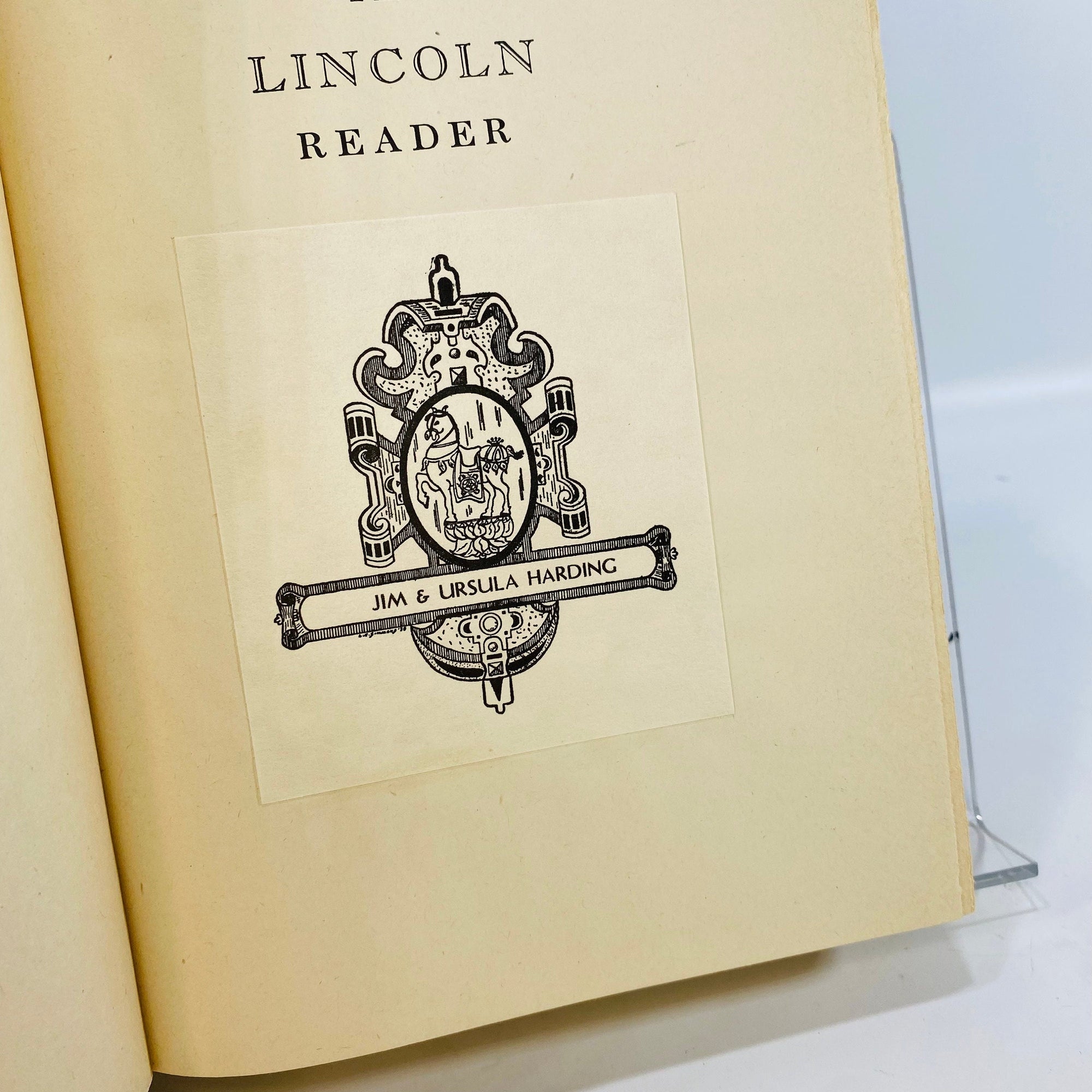 The Lincoln Reader by Paul M. Angle 1947 Kingsford Press Inc. Vintage Book