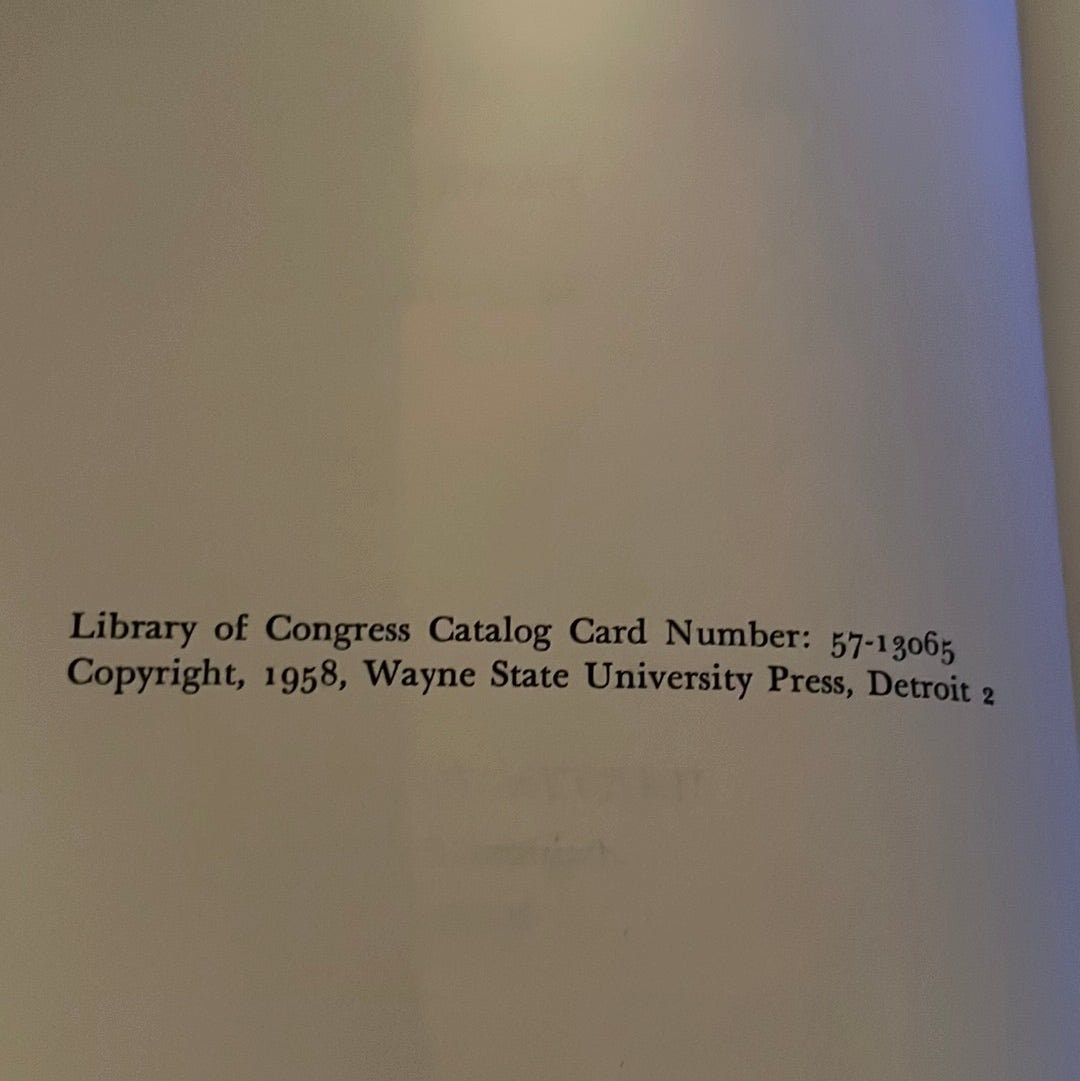 Lumberman From Flint by Martin D. Lewis 1958 Wayne State University Press Vintage Book