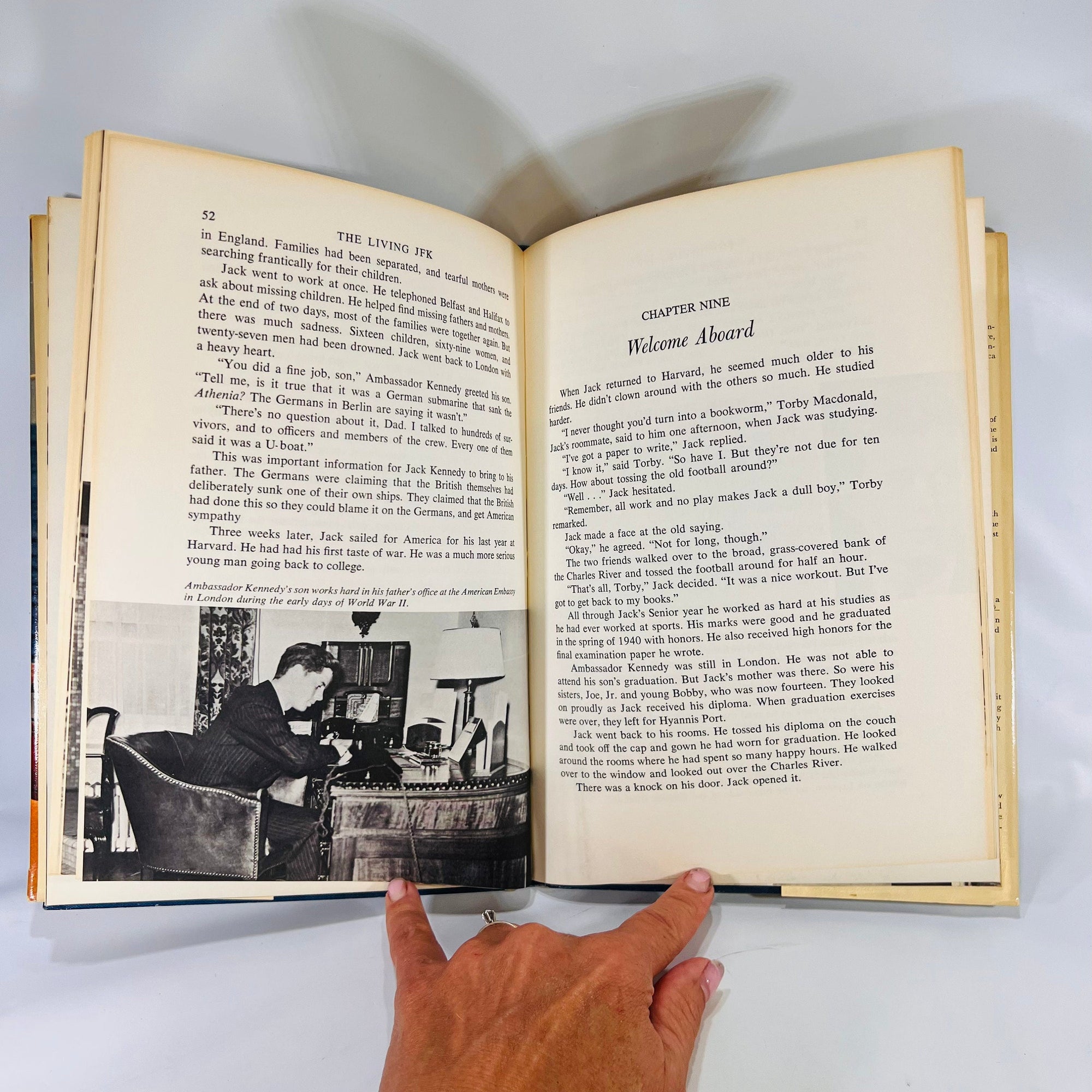 The Living JFK by Robert N. Webb 1964 Grosset & Dunlop Vintage Book