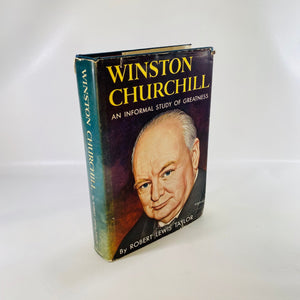 Winston Churchill An Informal Study of Greatness by Robert Lewis Taylor 1952 Vintage Book
