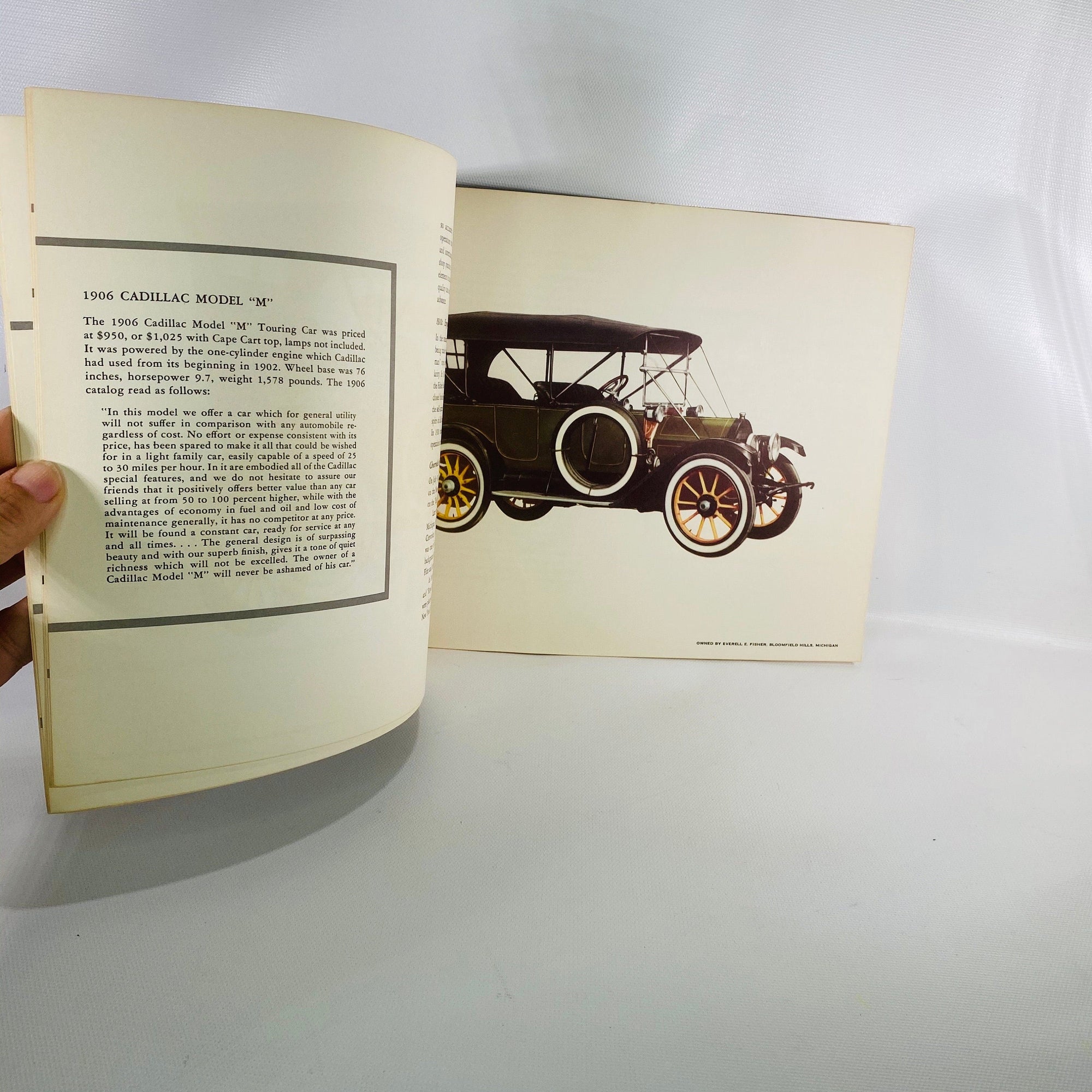 Cars That GM Built an Album of Historic General Motors Cars 1954 Vintage Book