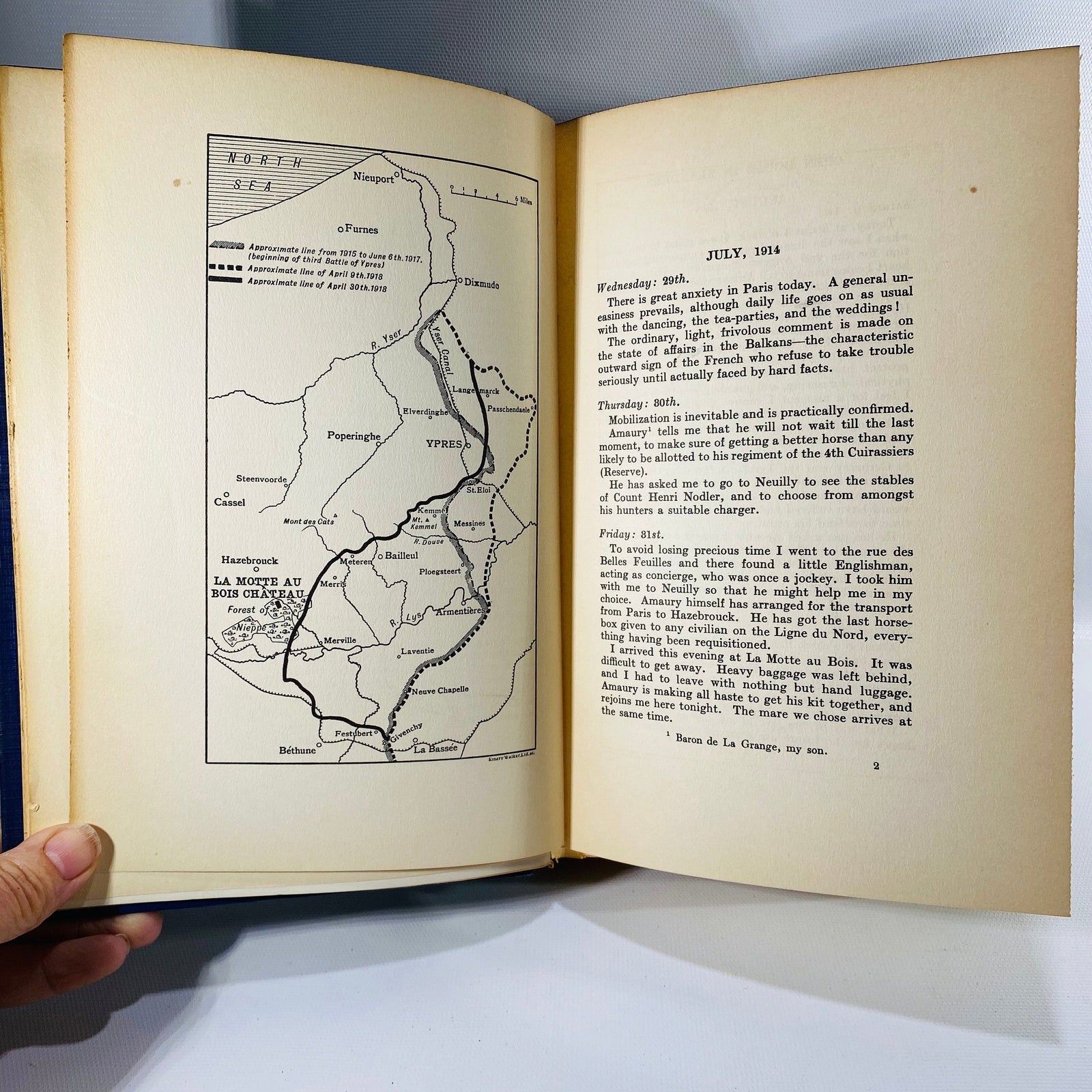 Open House in Flanders by Baroness Ernest Del La Grange 1930 Vintage Book