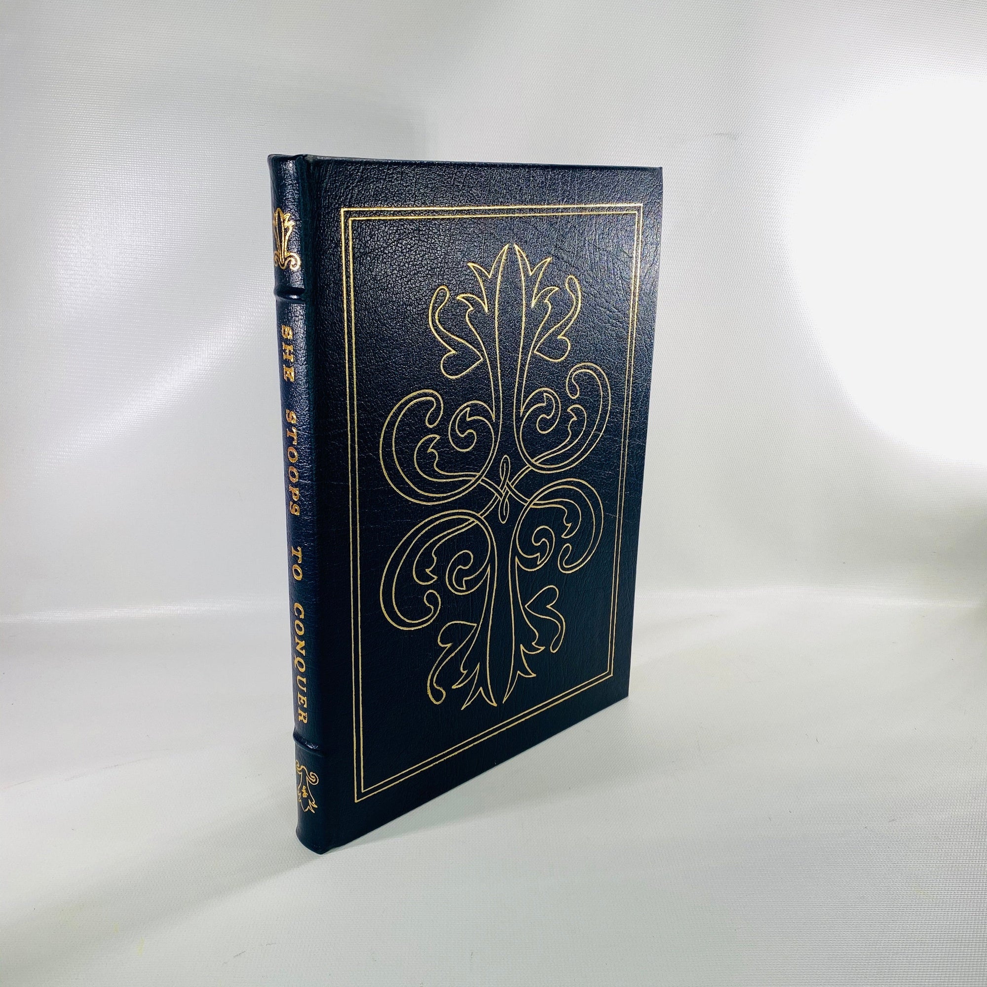 She Stoops to Conquer or The Mistakes of a Night A Novel by Oliver Goldsmith 1978 Easton Press part of the 100 Greatest Books
