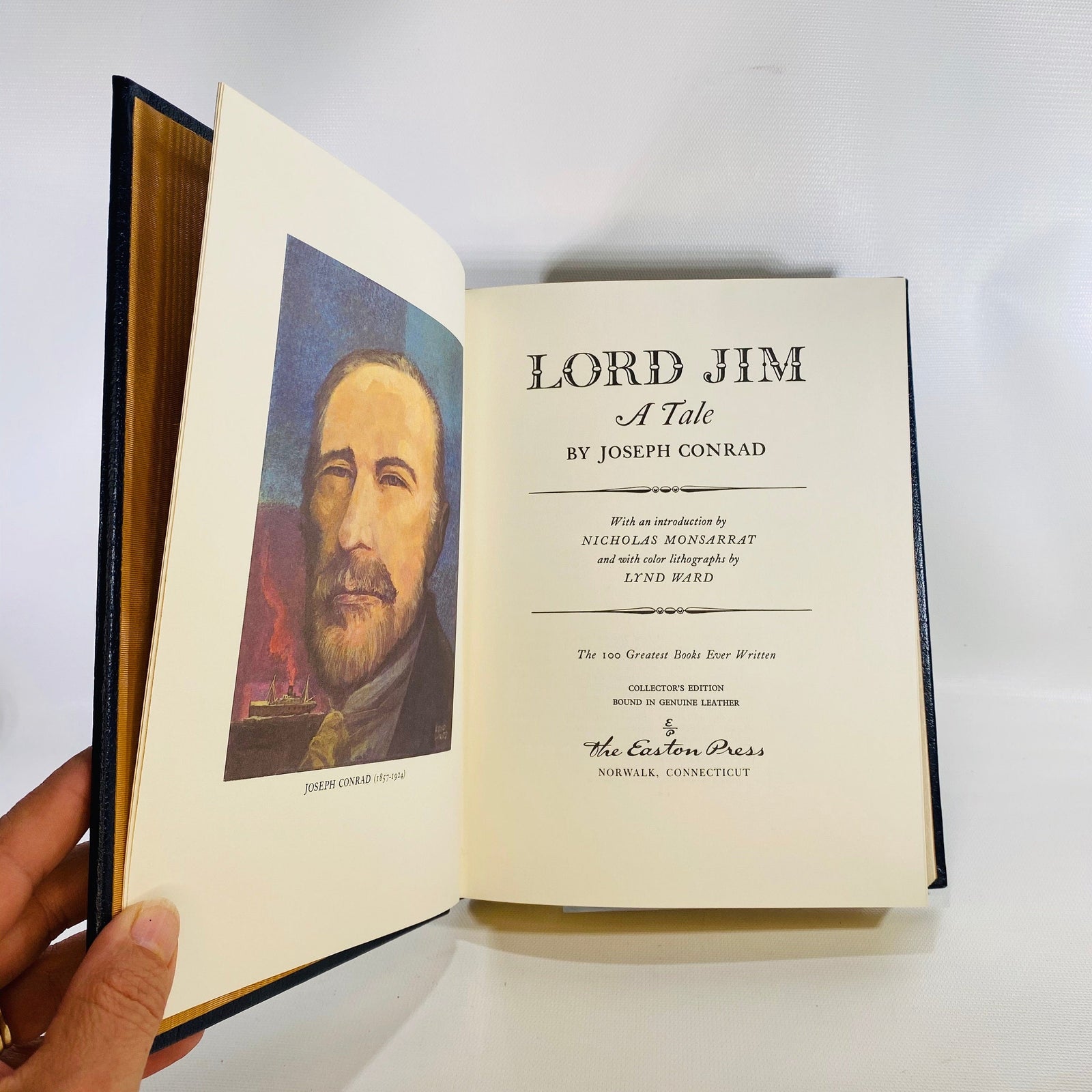 Lord Jim a Novel by Joseph Conrad 1977 Easton Press part of the 100 Greatest Books