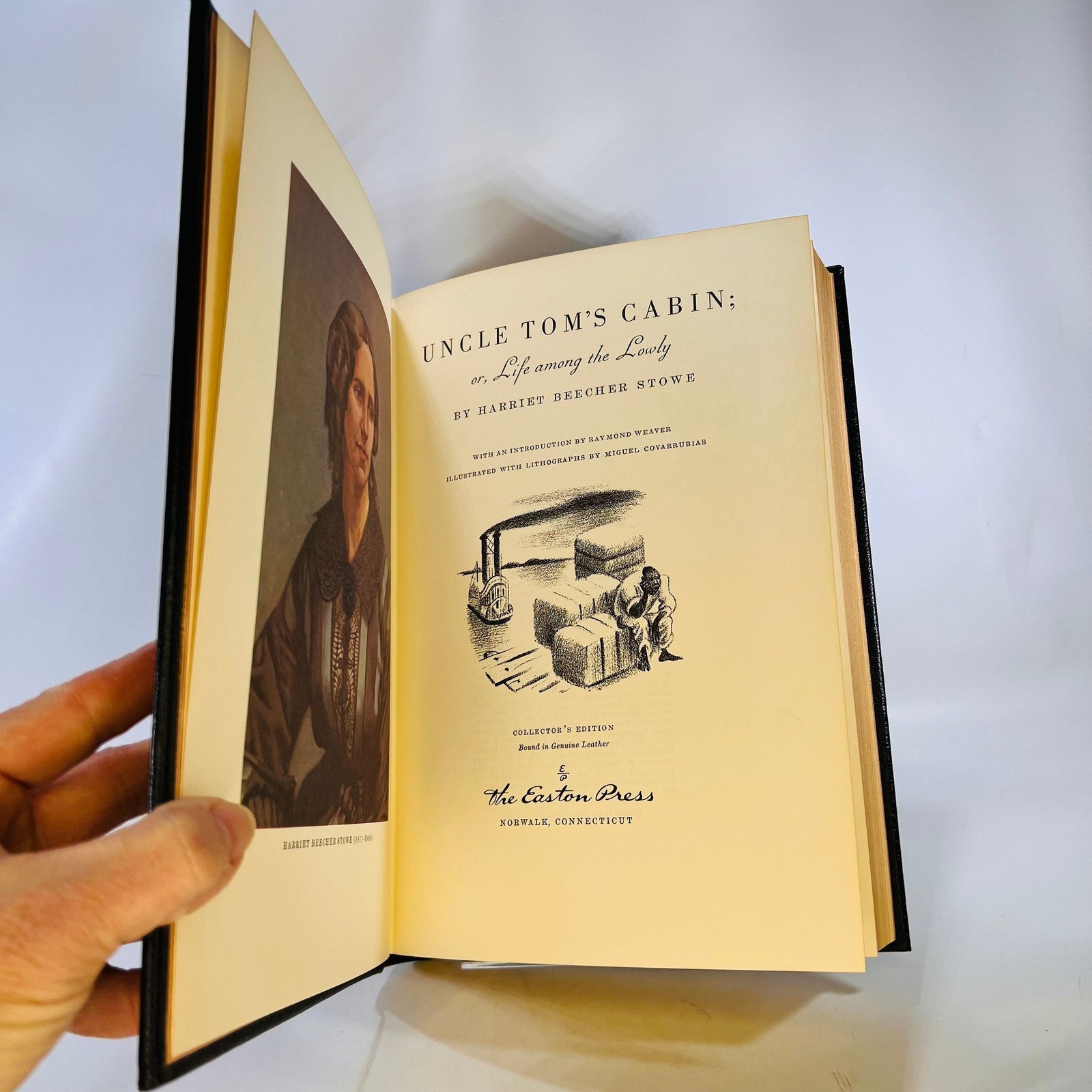 Uncle Tom's Cabin or Life Among the Lonly by Harriet Beecher Stowe 1979 Easton Press part of the 100 Greatest Books