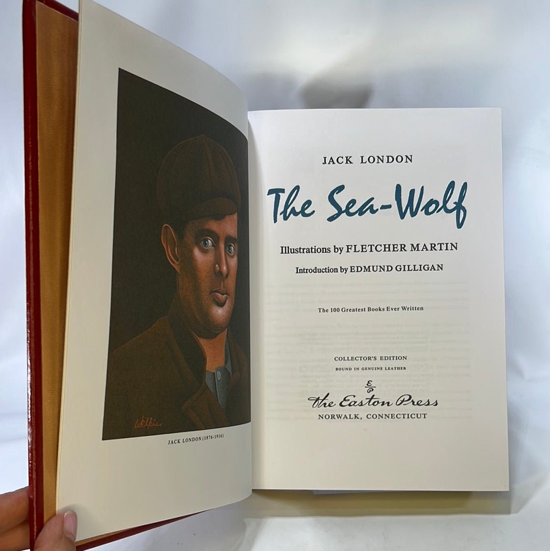 The Sea Wolf by Jack London illustrated by Fletcher Martin 1979 Easton Press part of the 100 Greatest Books