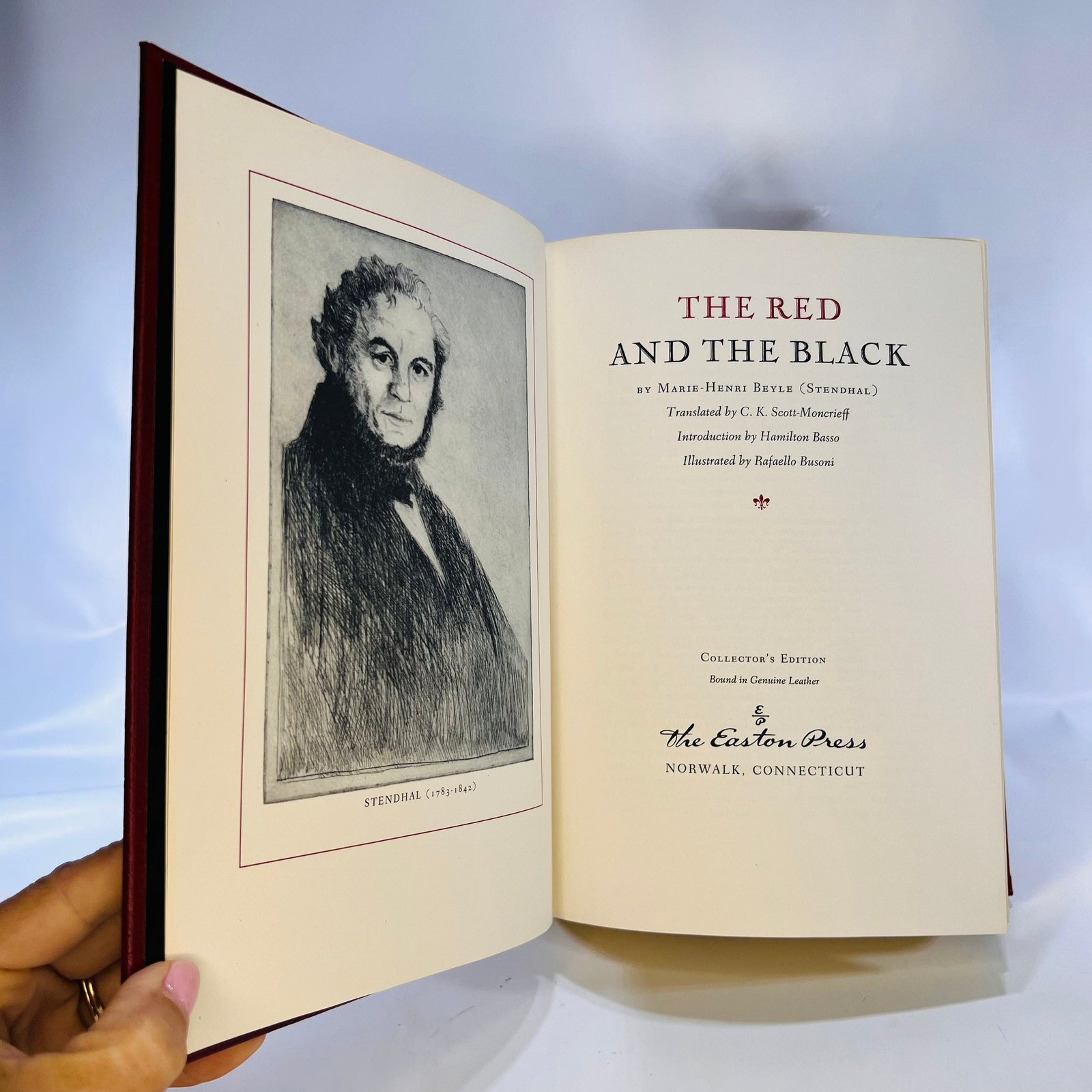 The Red and the Black by Marie-Henri Beyle Stendhal 1980 Easton Press part of the 100 Greatest Books