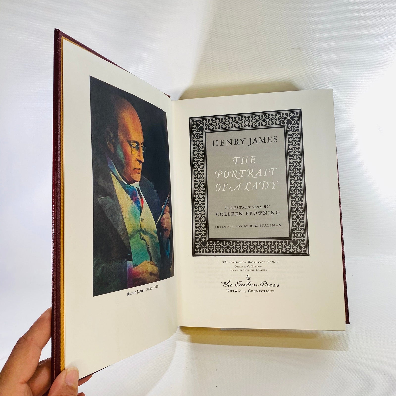 The Portrait of a Lady a Novel by Henry James 1978 Easton Press part of the 100 Greatest Books