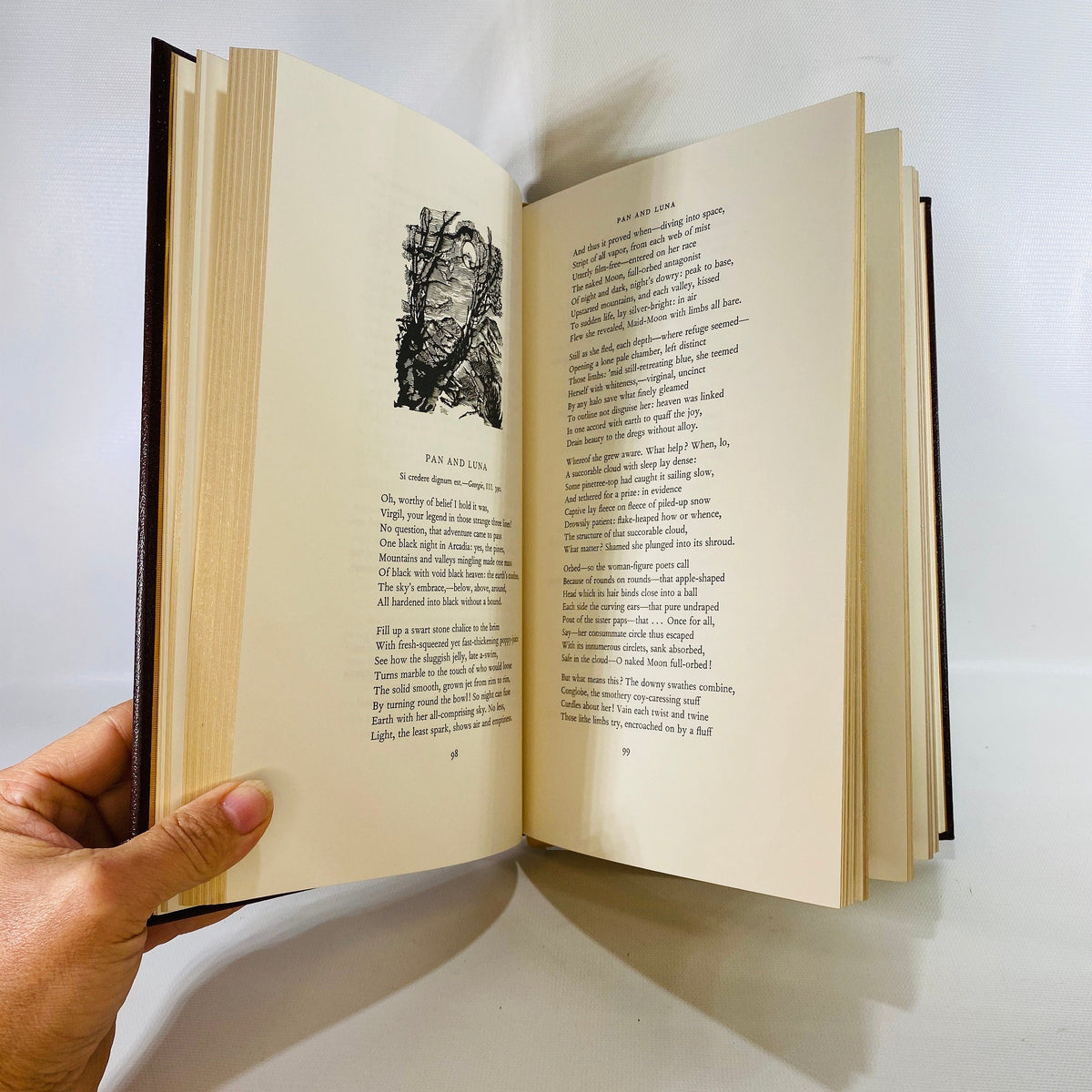 The Poems of Robert Browning illustrated with Wood Engravings 1979 Easton Press part of the 100 Greatest Books