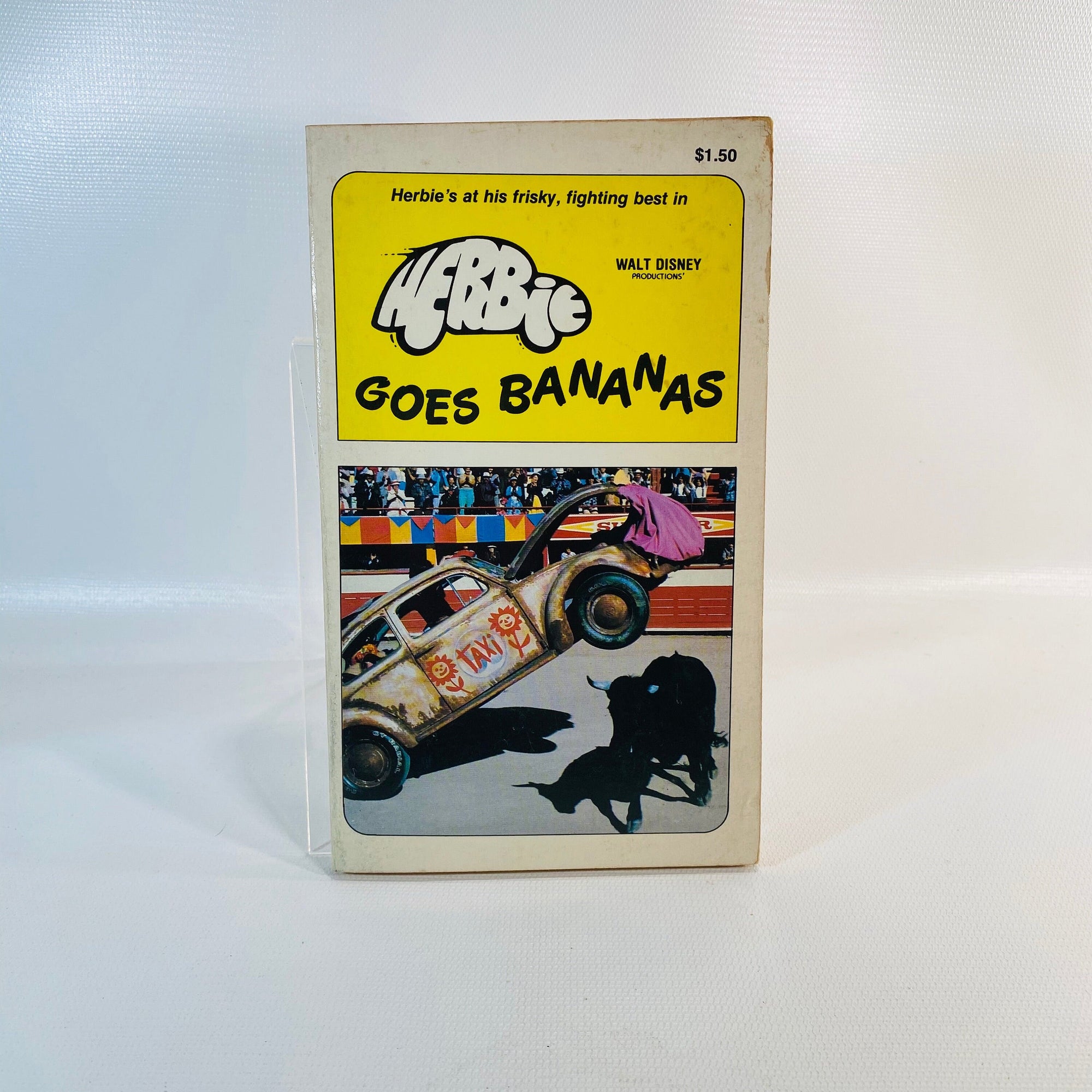 Herbie goes Bananas by Joe Claro 1980 Paperback A Walt Disney Production