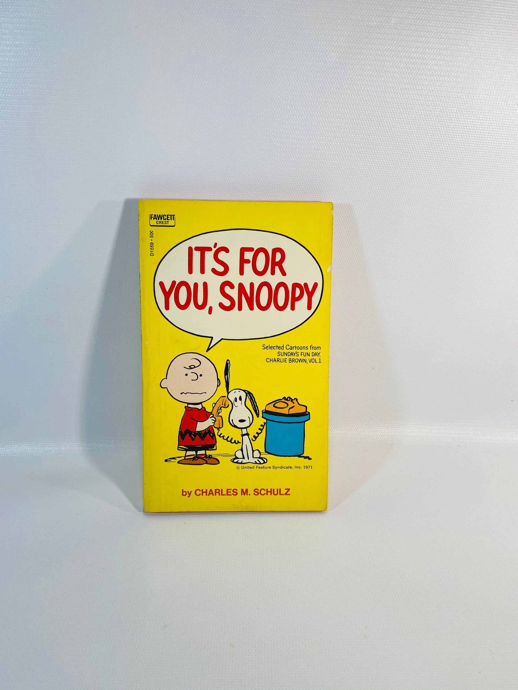 It's For You, Snoopy by Charles M. Schulz 1971