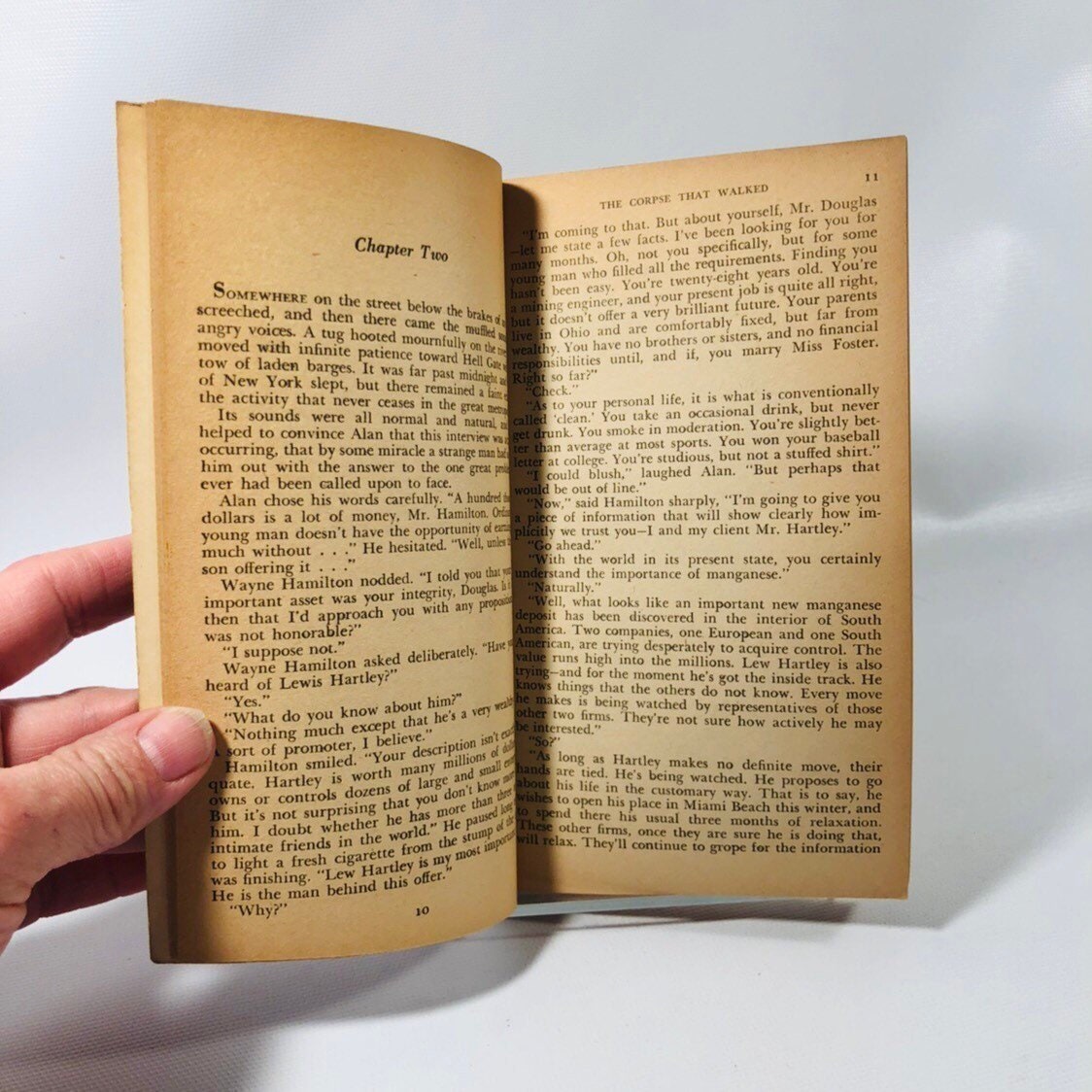 Vintage Paperback The Corpse that Walked by Octavus Roy Cohen 1951 Gold Medal Book Number 138