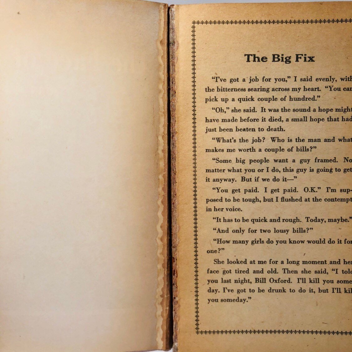 Vintage Paperback The Face of Evil by John McPartland Gold Medal Book Number 393 First Edition 1953 Cover Painting Ray Johnson