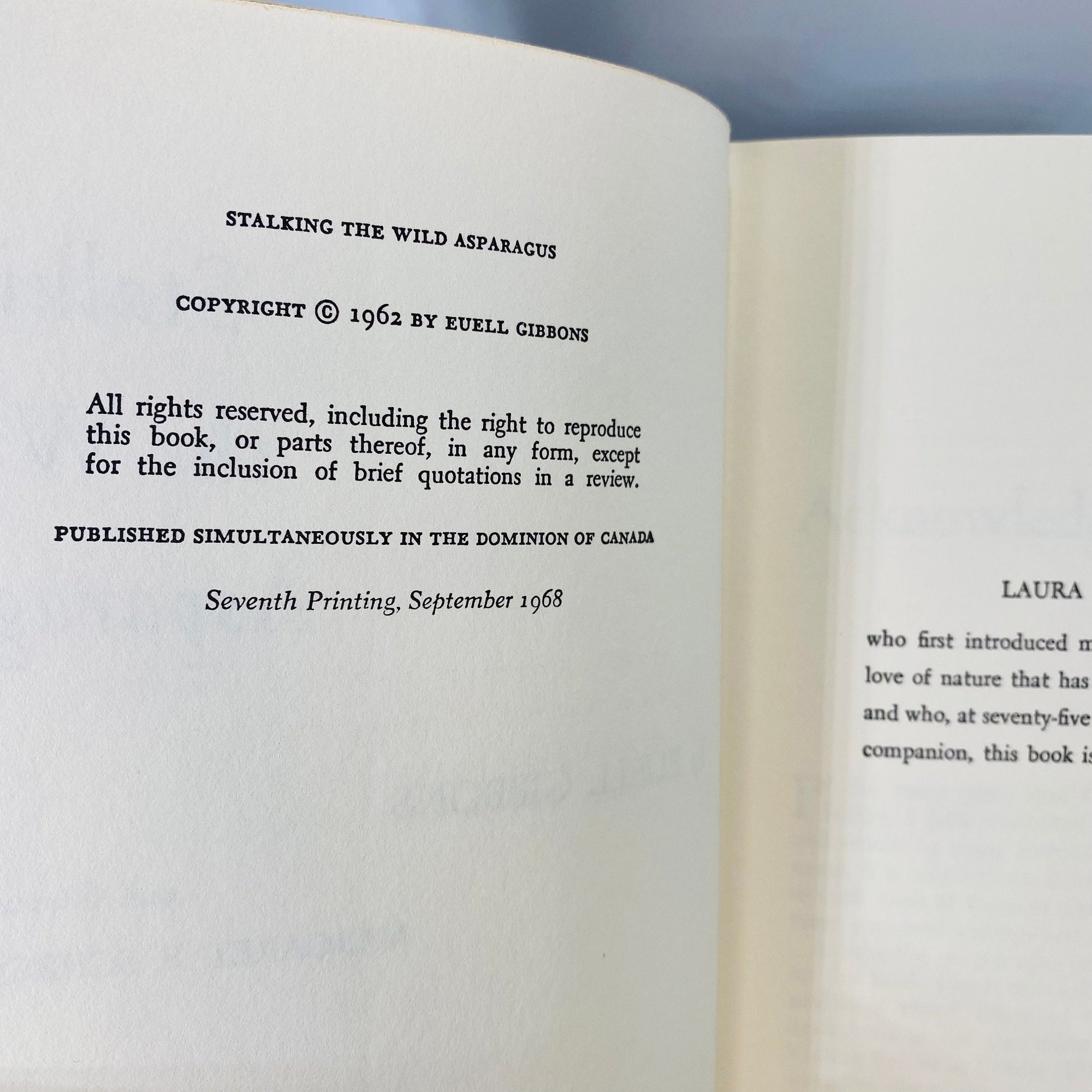 Stalking the Wild Asparagus by Euell Gibbons 1968 David McKay and Company