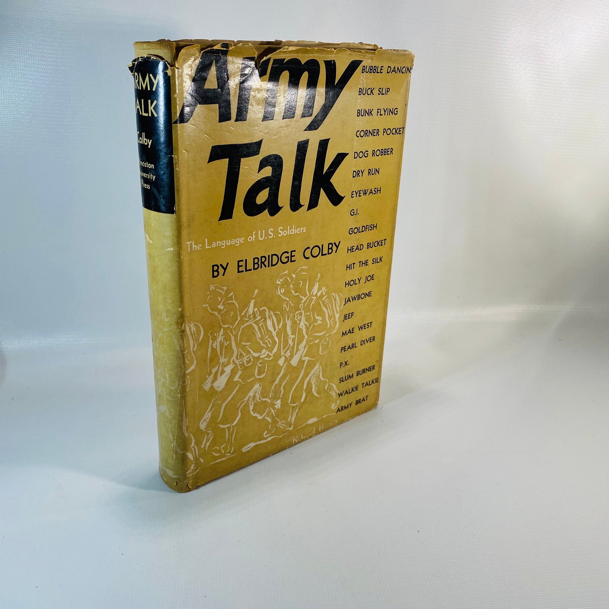 Army Talk by Elbridge Colby 1942 Vintage Book