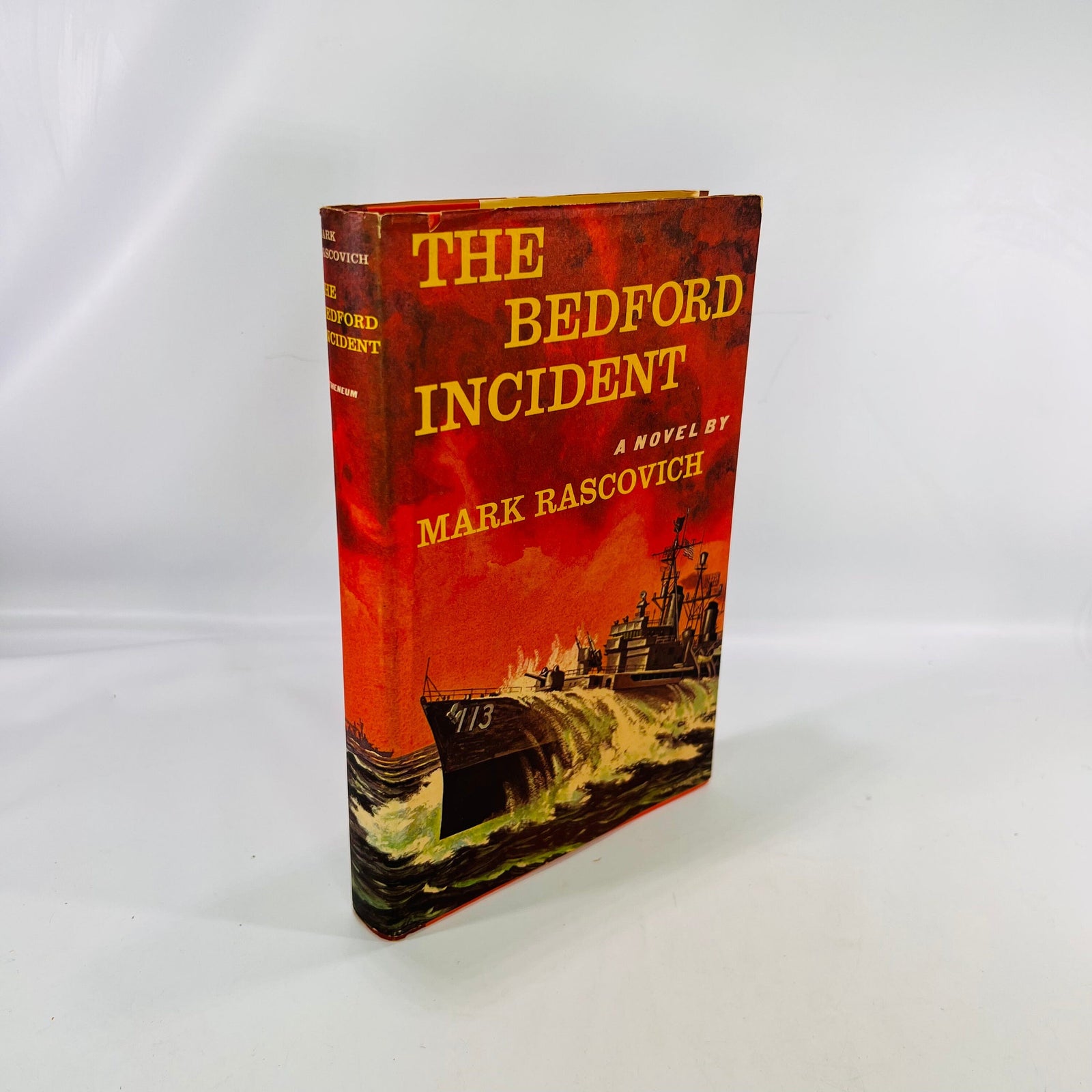 The Bedford Incident a novel by Mark Rascovich 1963 Drawings by the Author Vintage Book