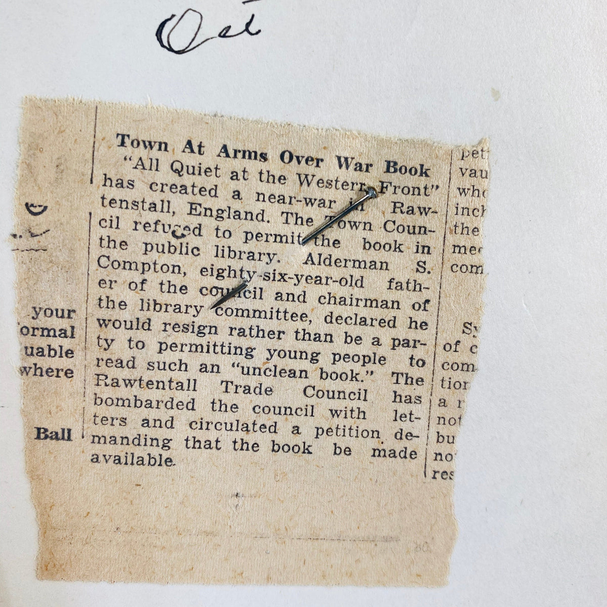 Johnny Reb by Marie Conway Oemler 1929 First Edition Vintage Book