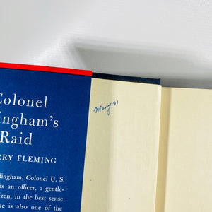 Colonel Effingham's Raid by Berry Fleming  1943 Vintage Book