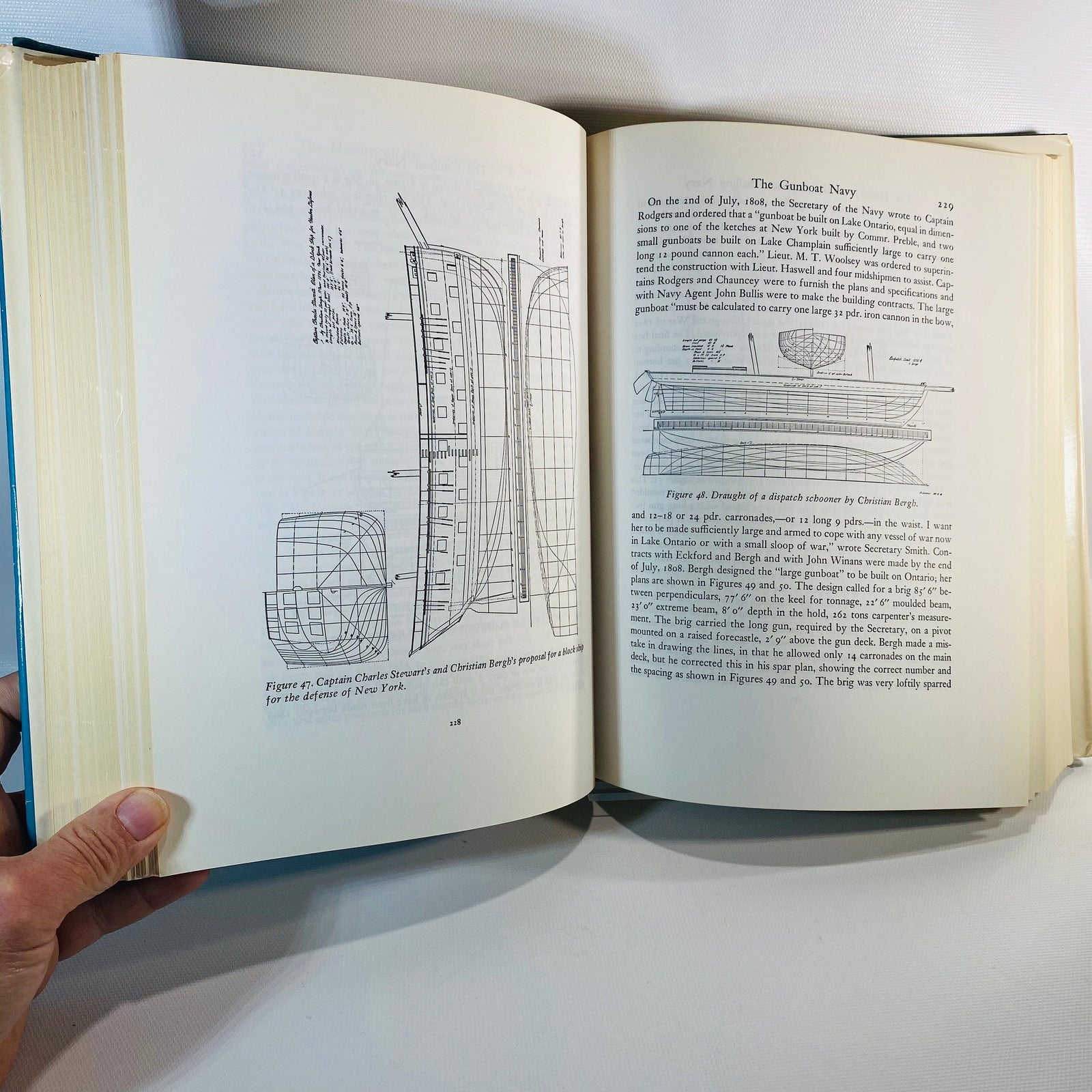 The American Sailing Navy by Howard Chapelle 1949 Vintage Book