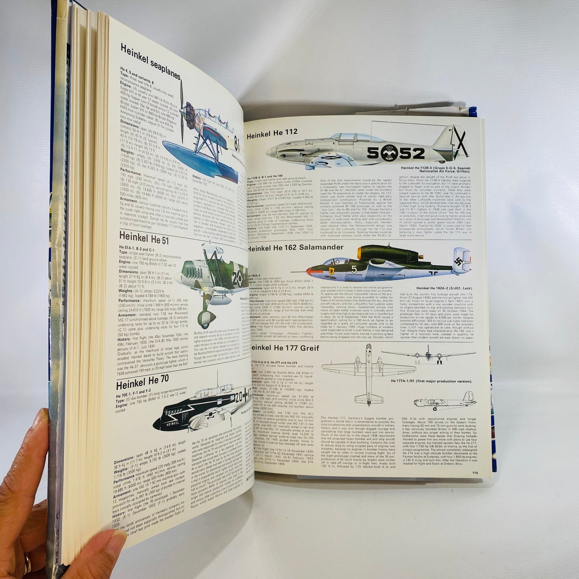 The Encyclopedia of World's Combat Aircraft by Bill Gunston 1978 Vintage Book