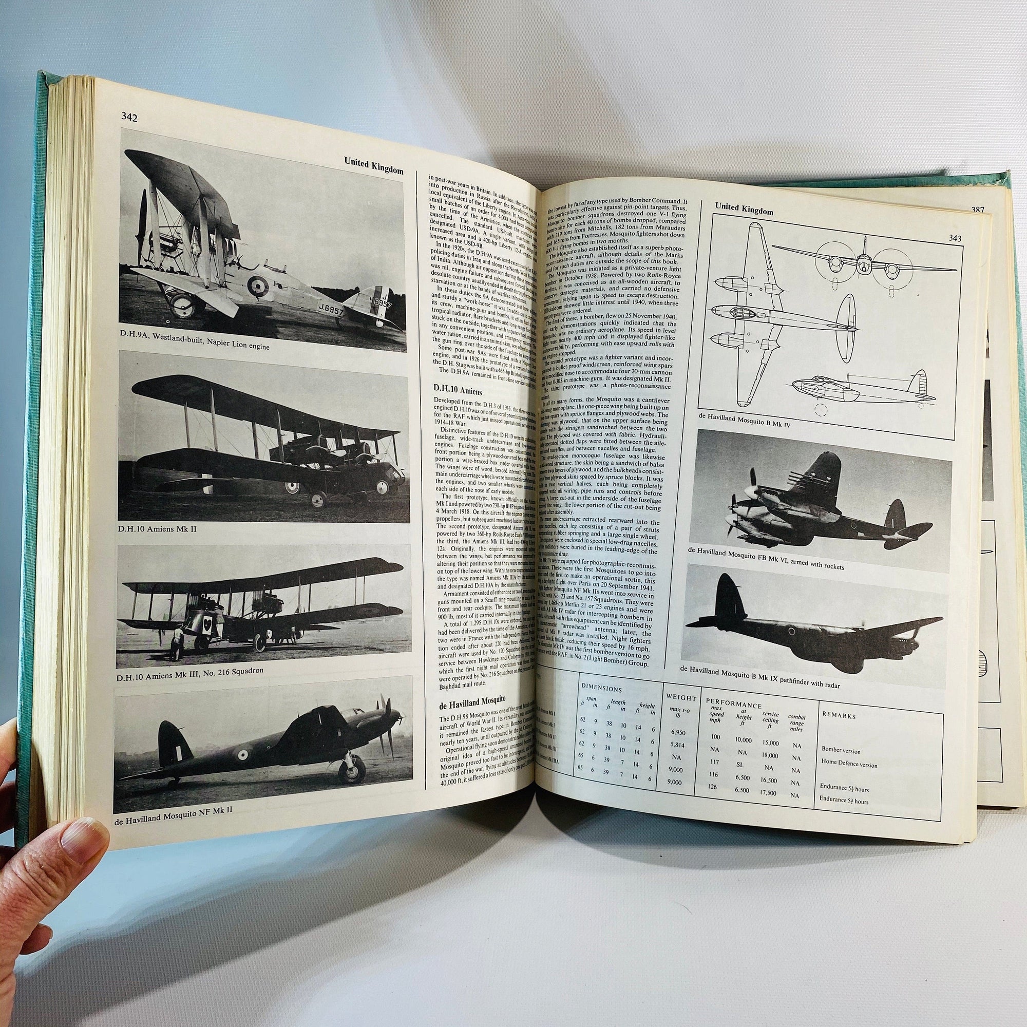Combat Aircraft of the World from 1909 to Present by John W.R. Taylor 1969 Vintage Book