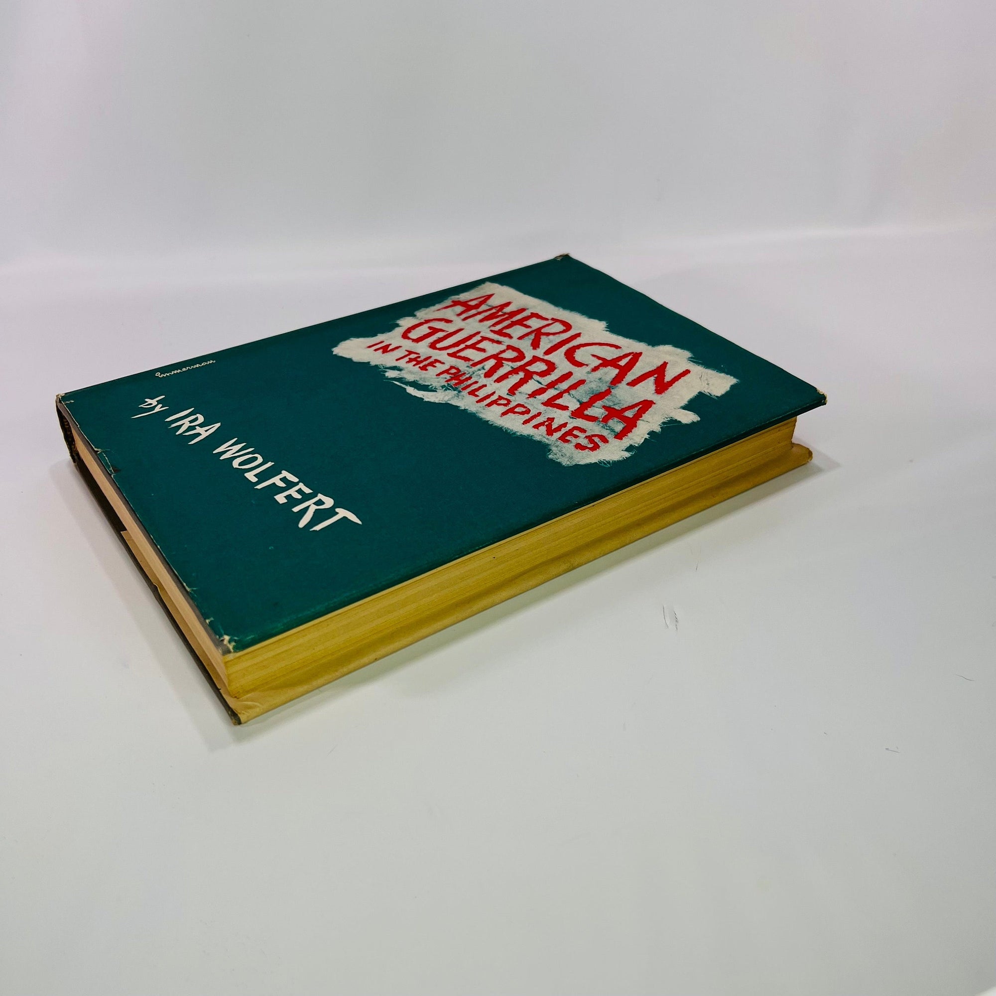 America Guerrilla in the Philippines by Ira Wolfert 1945 Simon & Schuster Vintage Book