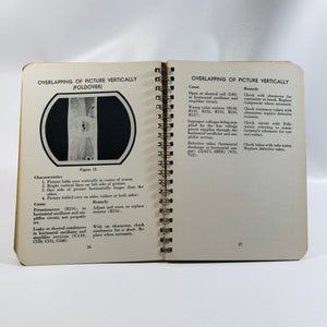 Sylvania Electric Products Servicing TV Receivers Manual 1950 First Edition First Printing