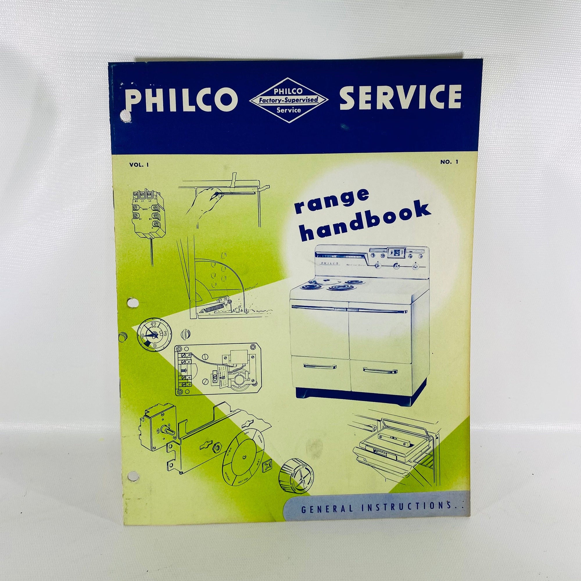Philco Range Handbook with General Instructions PR-2134 Vol One 1951 Philco Corporation