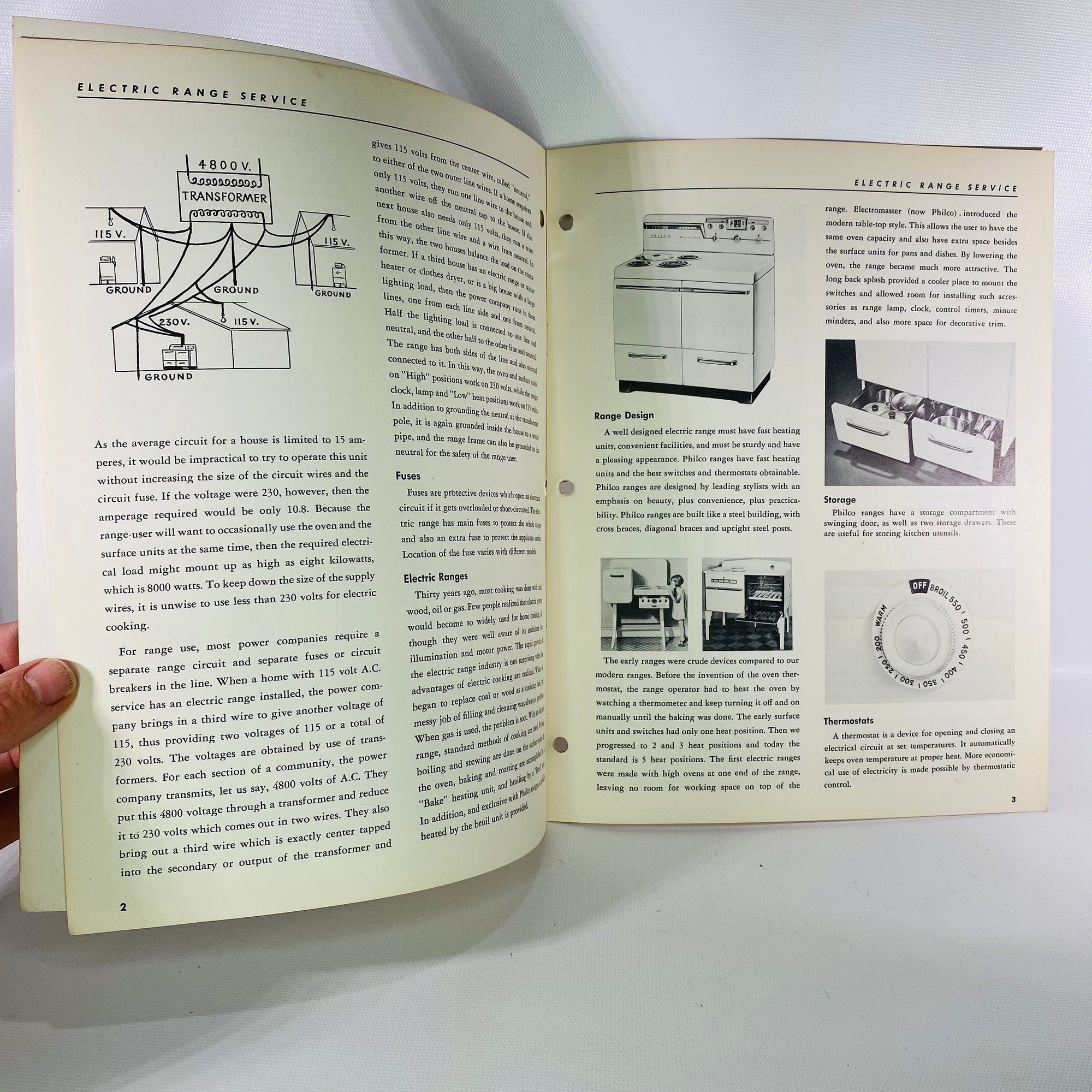 Philco Range Handbook with General Instructions PR-2134 Vol One 1951 Philco Corporation