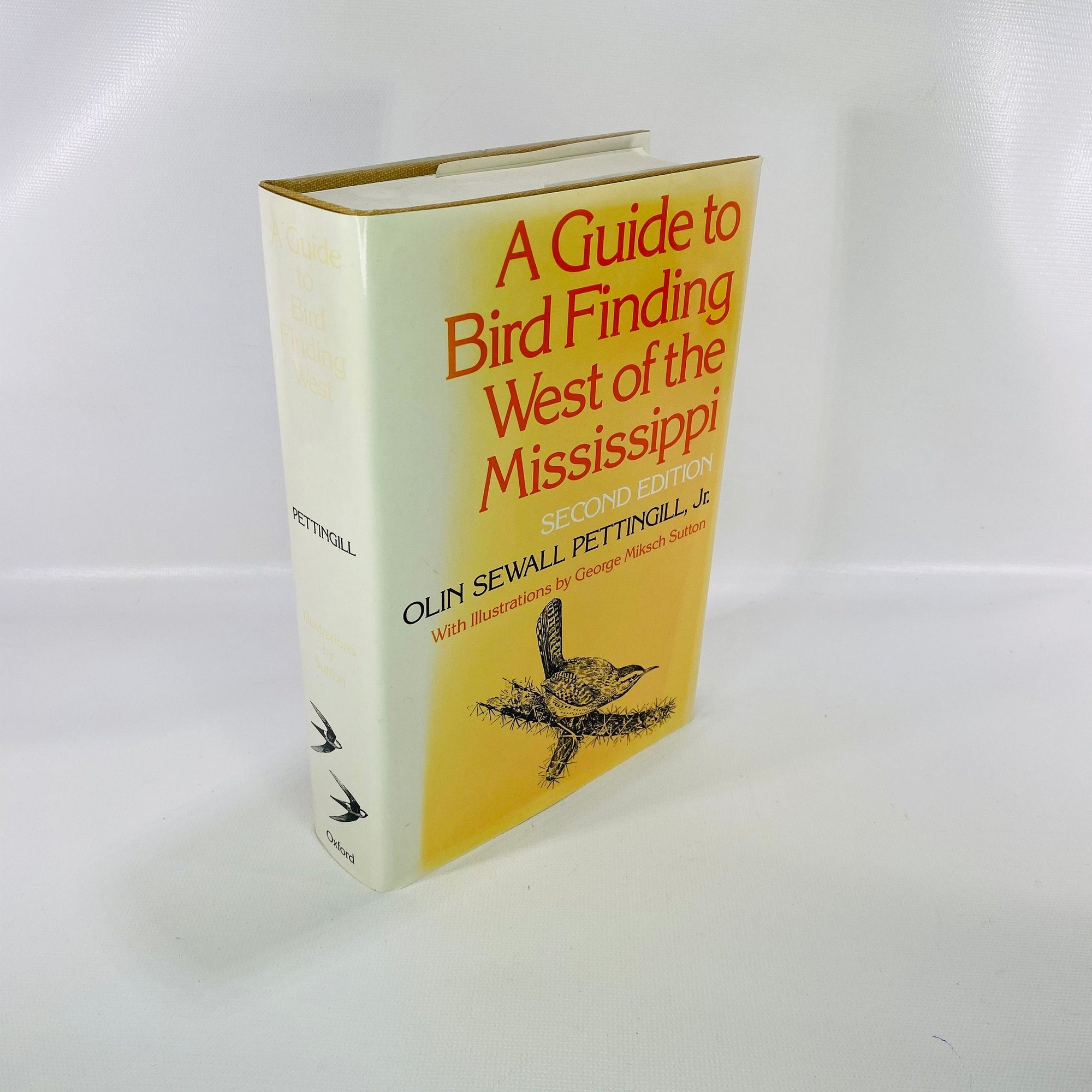 A Guide to Bird Finding West of the Mississippi by Olin Sewall Pettingill 1981 Vintage Book